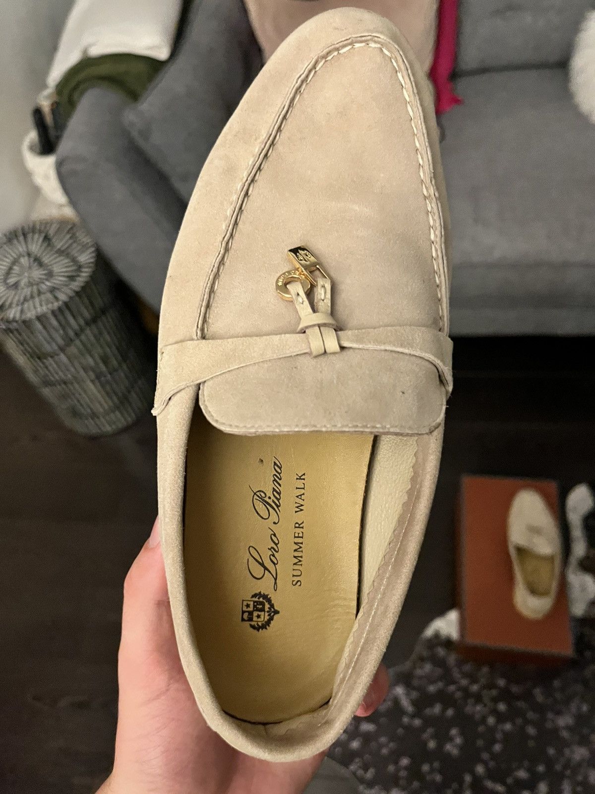 Loro Piana Loro piana beige summer walk charms uk 4 eu 37 Size US 7 / IT 37 - 7 Thumbnail