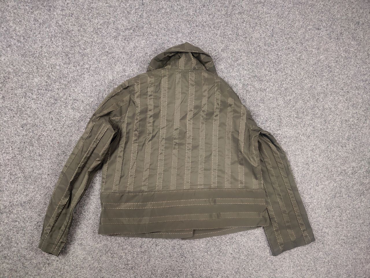 Vintage Luukaa Oversized Top Khaki Long Sleeve Textured Jacket Size L / US 10 / IT 46 - 12 Thumbnail