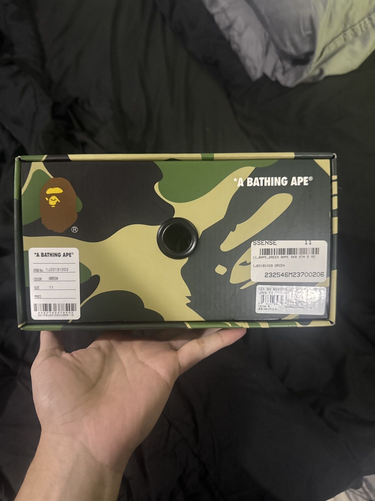 Bape Bape sk8sta green Size US 11 / EU 44 - 10 Thumbnail