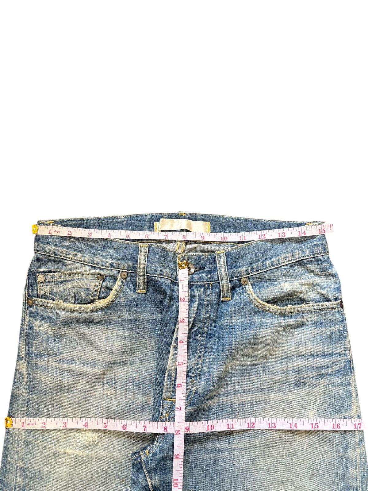 Energie Vintage Italy Energie Mud Wash Distress Loose Jeans Size US 30 / EU 46 - 6 Thumbnail