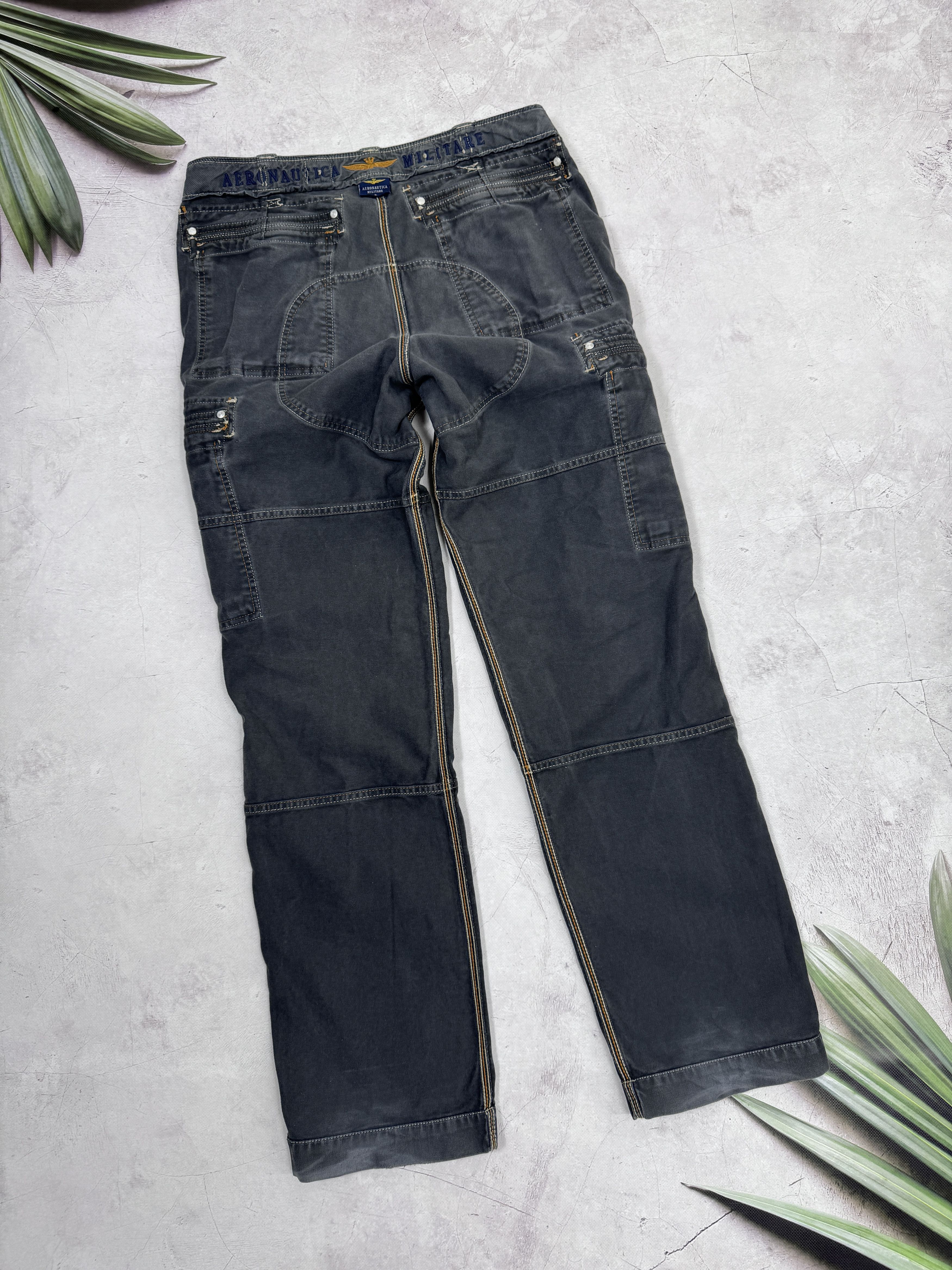 Aeronautica Militare Cargo Pants Trousers Multipocket