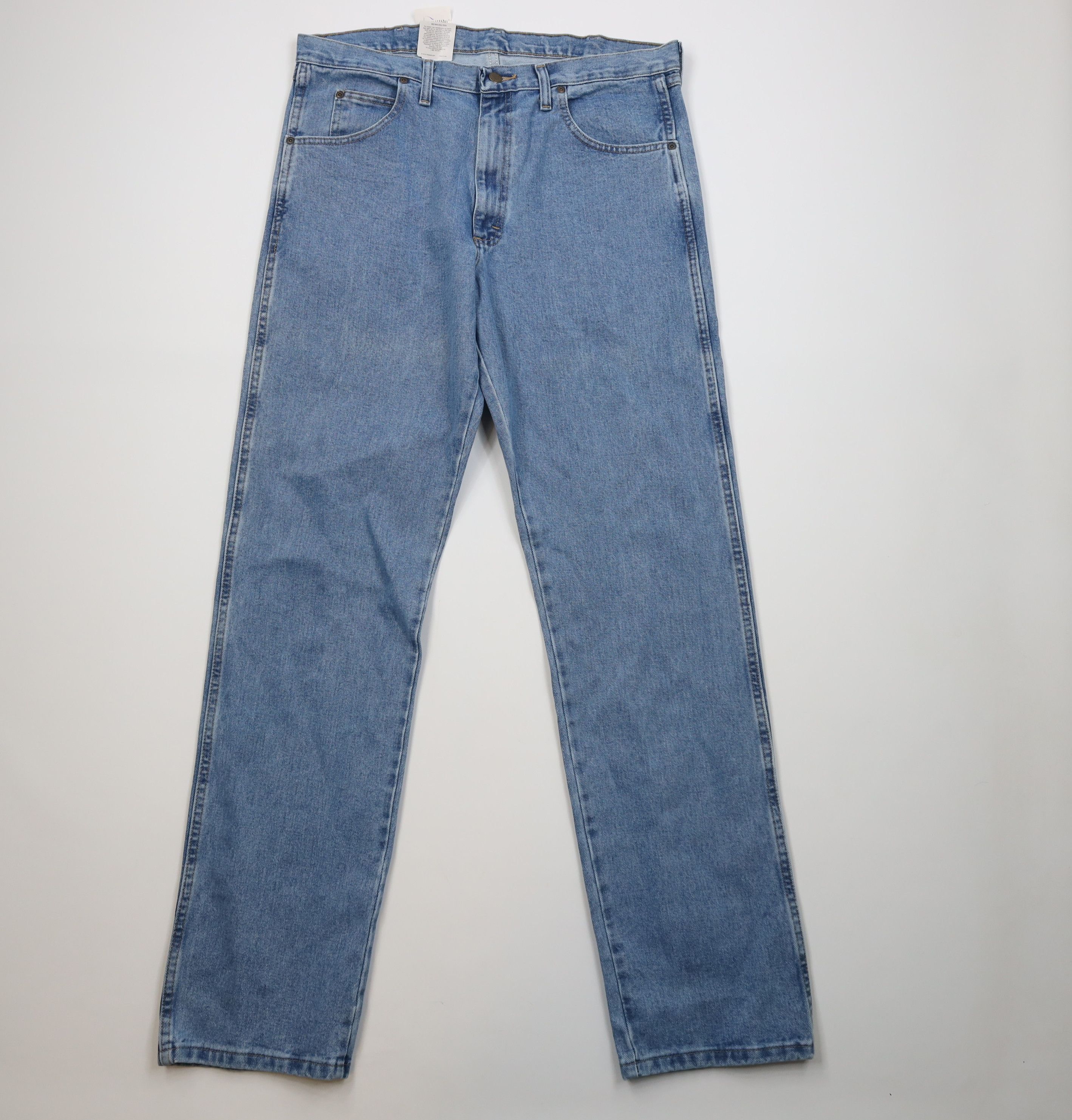 Wrangler Deadstock Vintage Y2K Wrangler Fit Bootcut Denim Jeans Blue Size US 36 / EU 52 - 1 Thumbnail