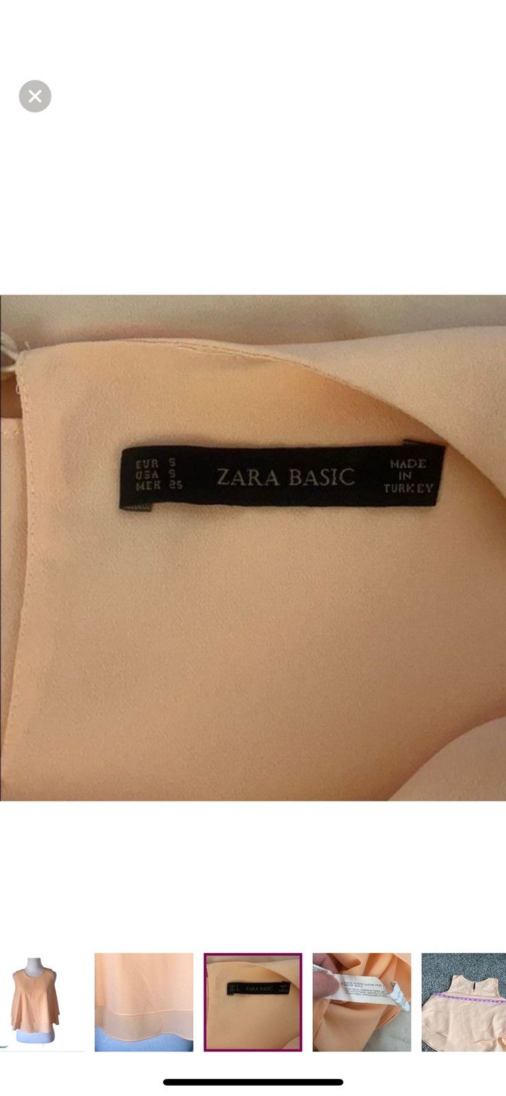 Zara Zara basic small layered crop top Size S / US 4 / IT 40 - 5 Thumbnail