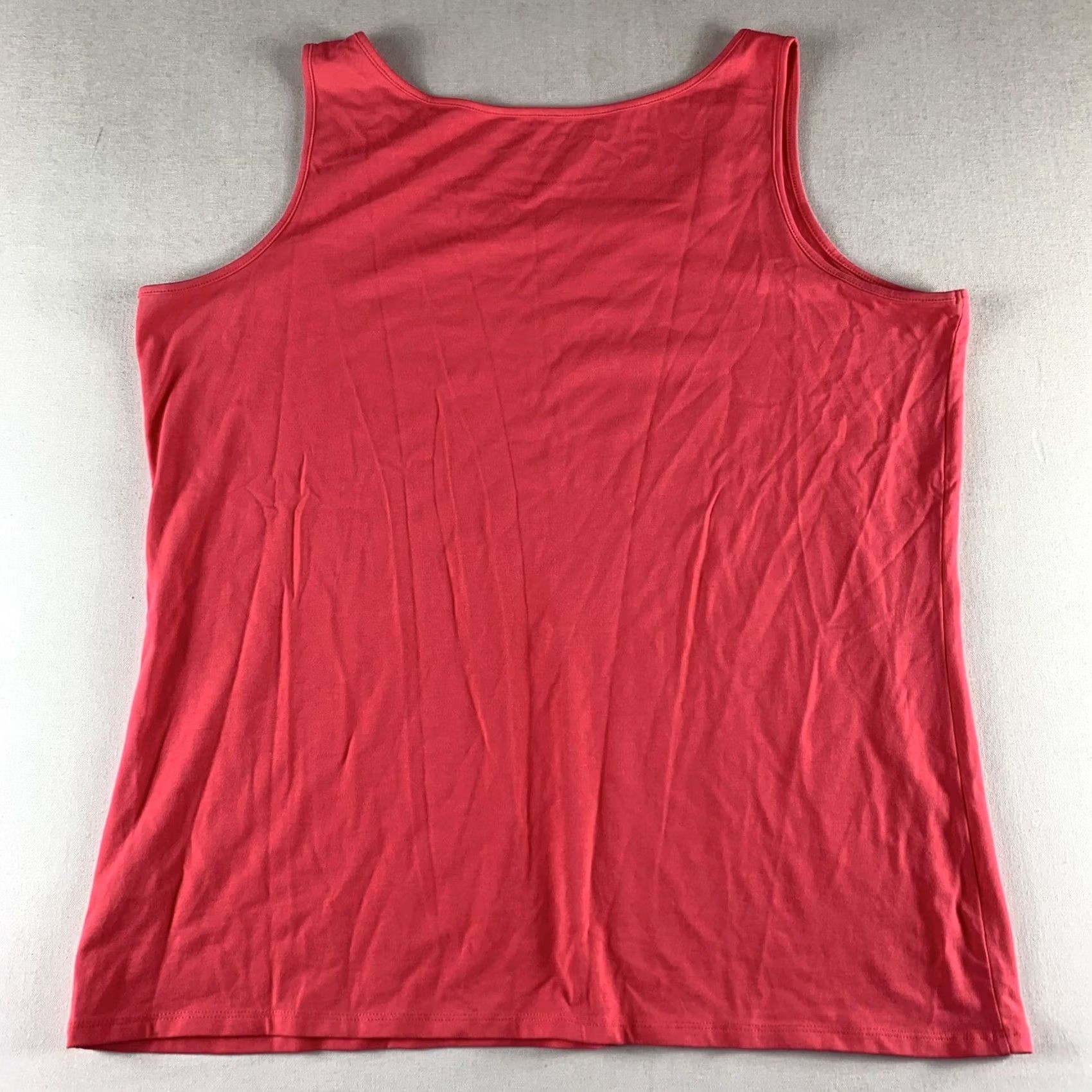 Pendleton PENDLETON Blouse WOMENS 1X PINK SLEEVELESS COTTON SPANDEX Size XL / US 12-14 / IT 48-50 - 5 Thumbnail