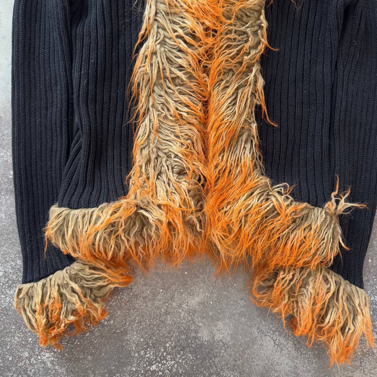 If Six Was Nine × Japanese Brand × Vintage Amazing Faux Fur Vintage Sexy Sweater Size M / US 6-8 / IT 42-44 - 6 Thumbnail