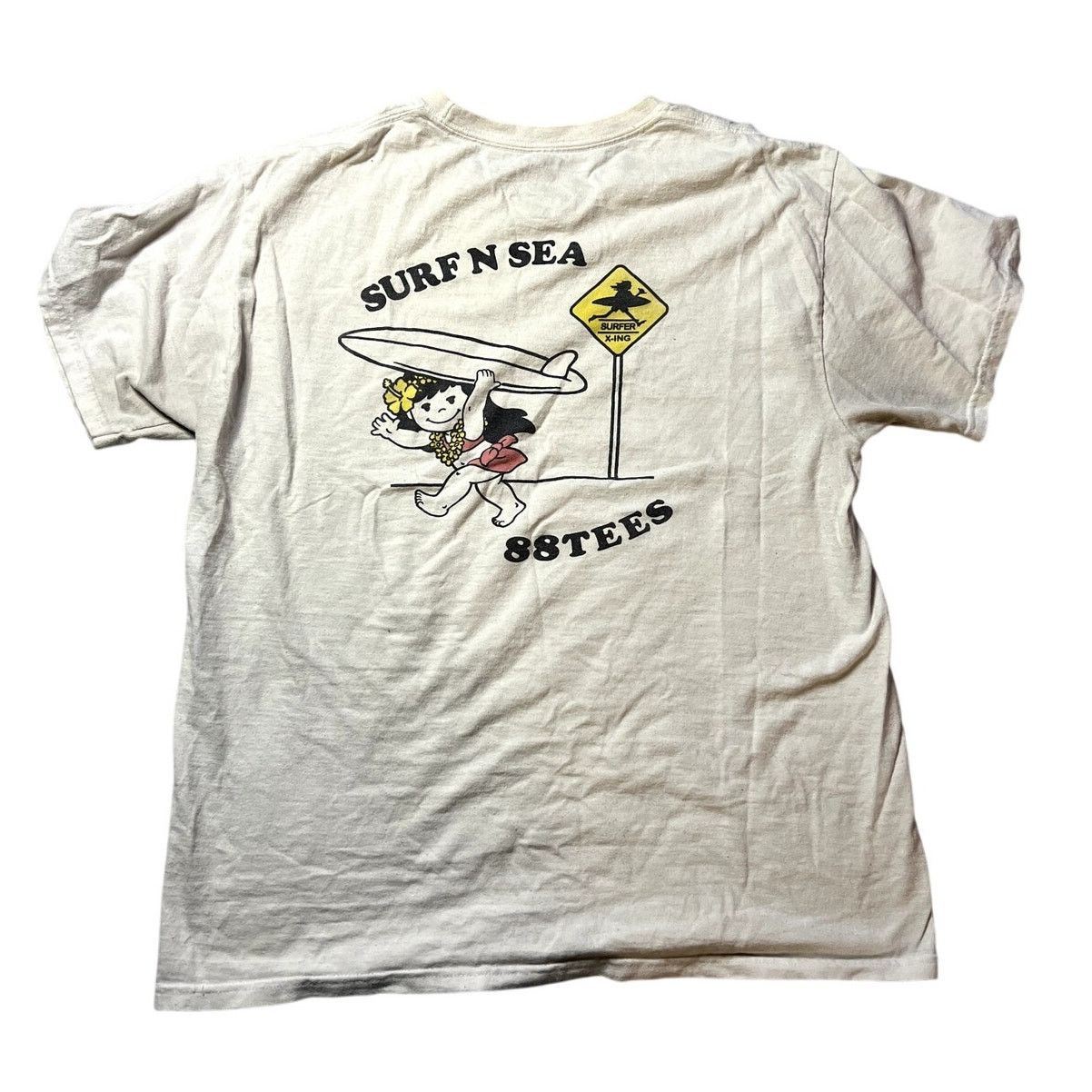 Hanes Hanes White T-Shirt Surf N Sea 88Tees Hawaii Graphic Medium Size US M / EU 48-50 / 2 - 1 Thumbnail