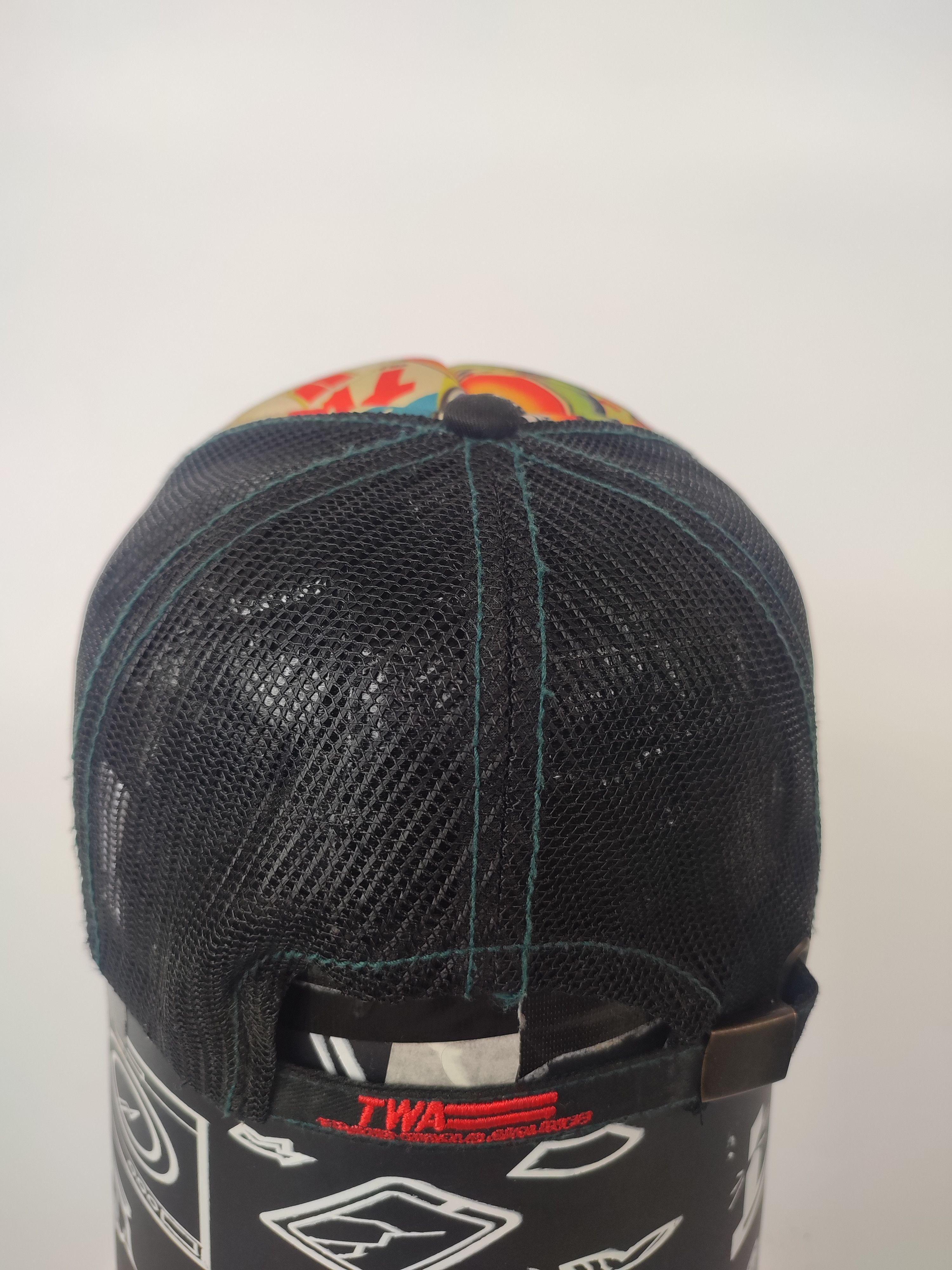 Vintage TWA AEROPLANE PRINTED TRUCKER CAP Size ONE SIZE - 3 Thumbnail