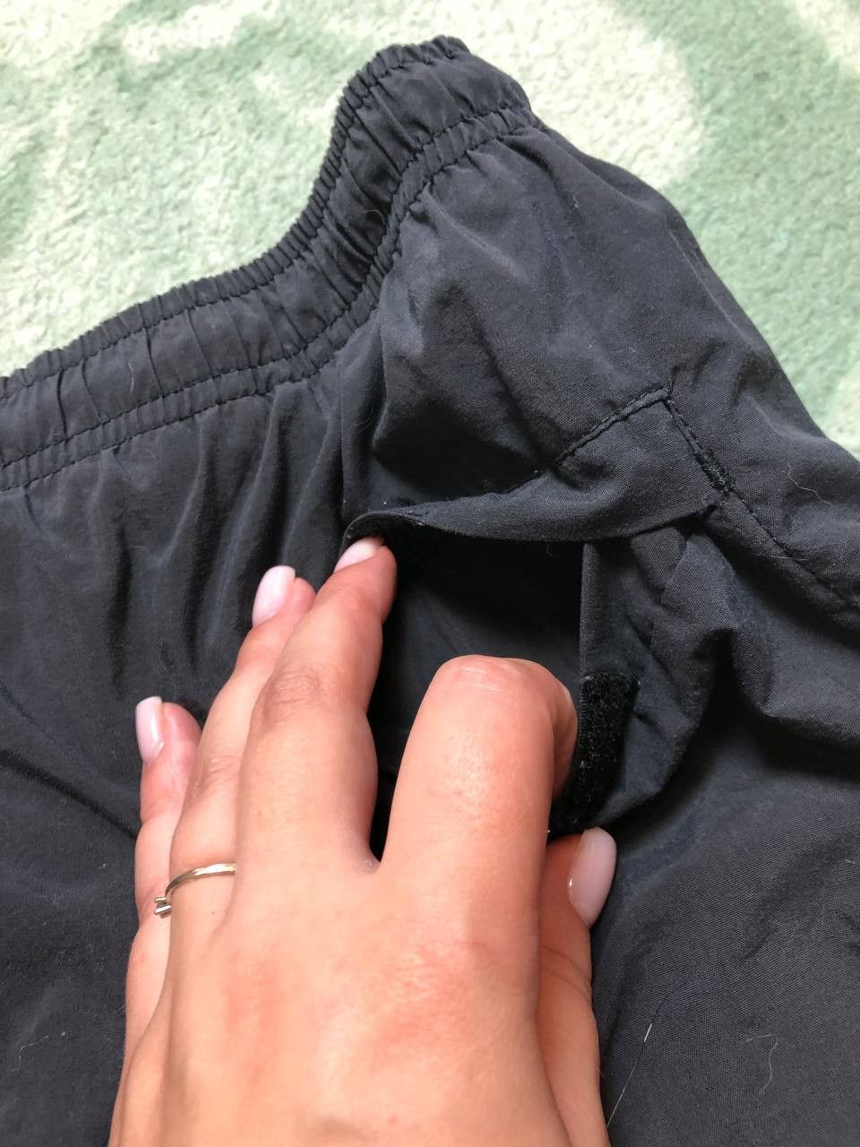 Nike Nike black shorts big logo crazy Y2K Vintage sportwear Size US 30 / EU 46 - 17 Thumbnail