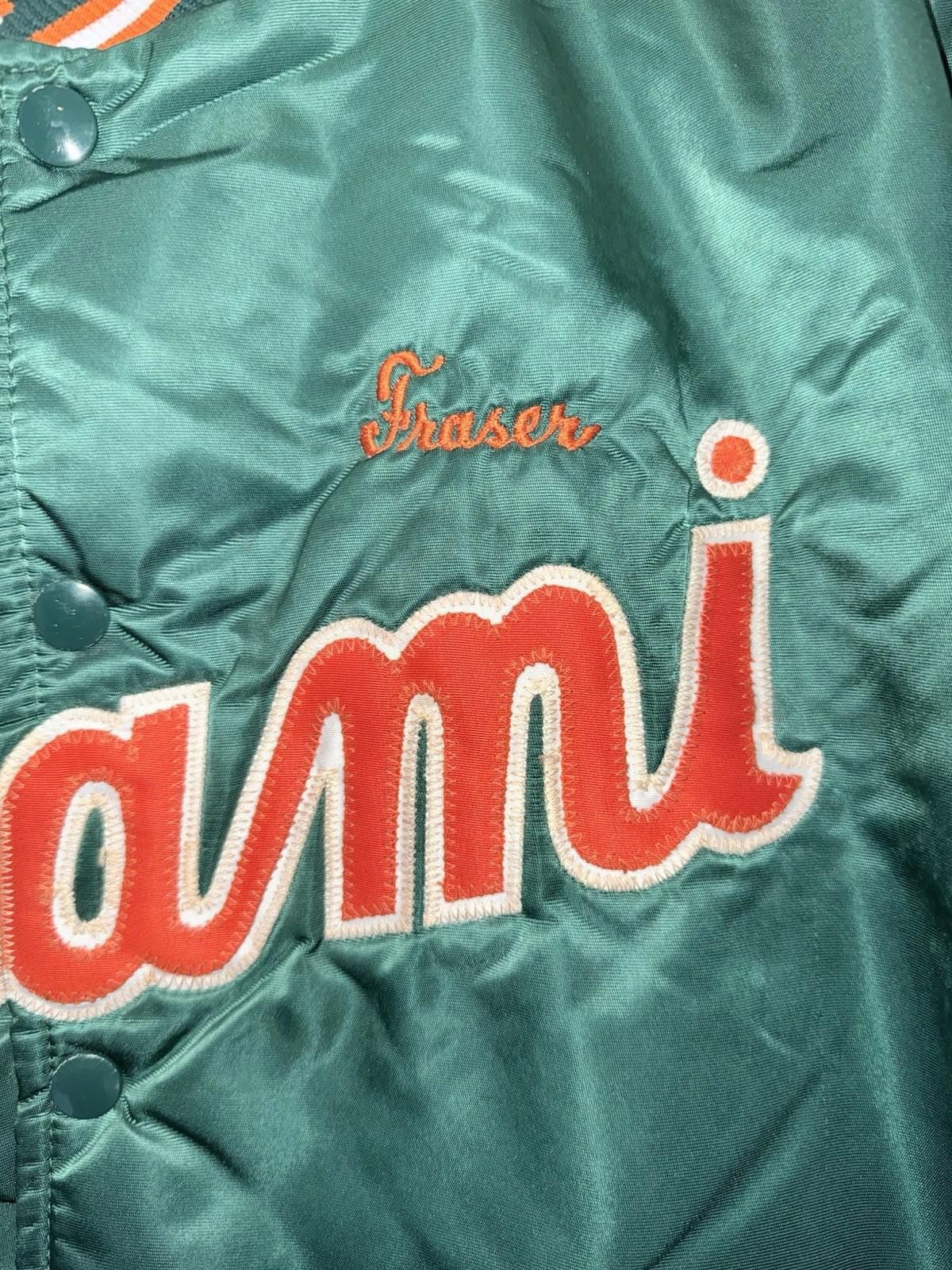 Starter Ron Fraser’s Miami Hurricane Starter Jacket L University VTG Size ONE SIZE - 5 Thumbnail