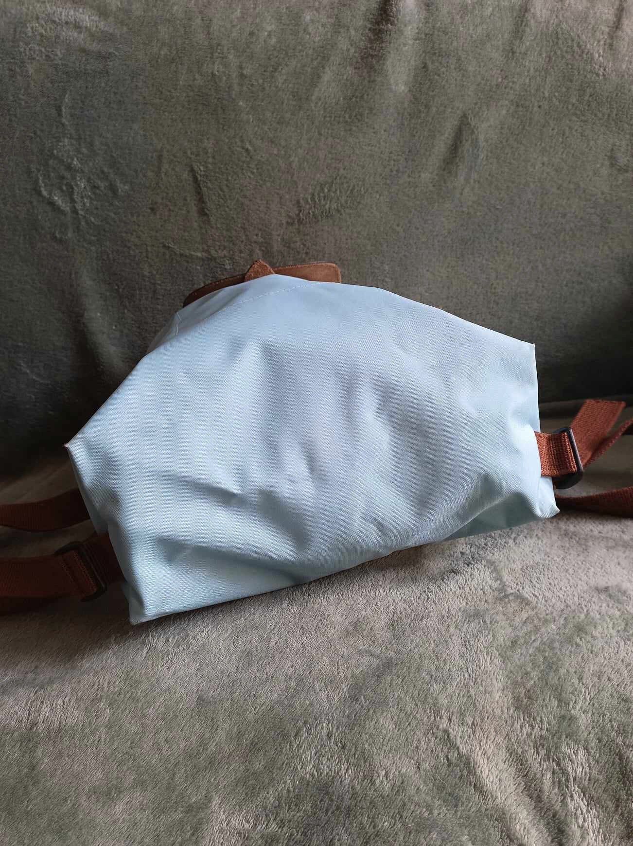 Longchamp Longchamp Le Pliage Blue Nylon Backpack Bag Size ONE SIZE - 8 Thumbnail
