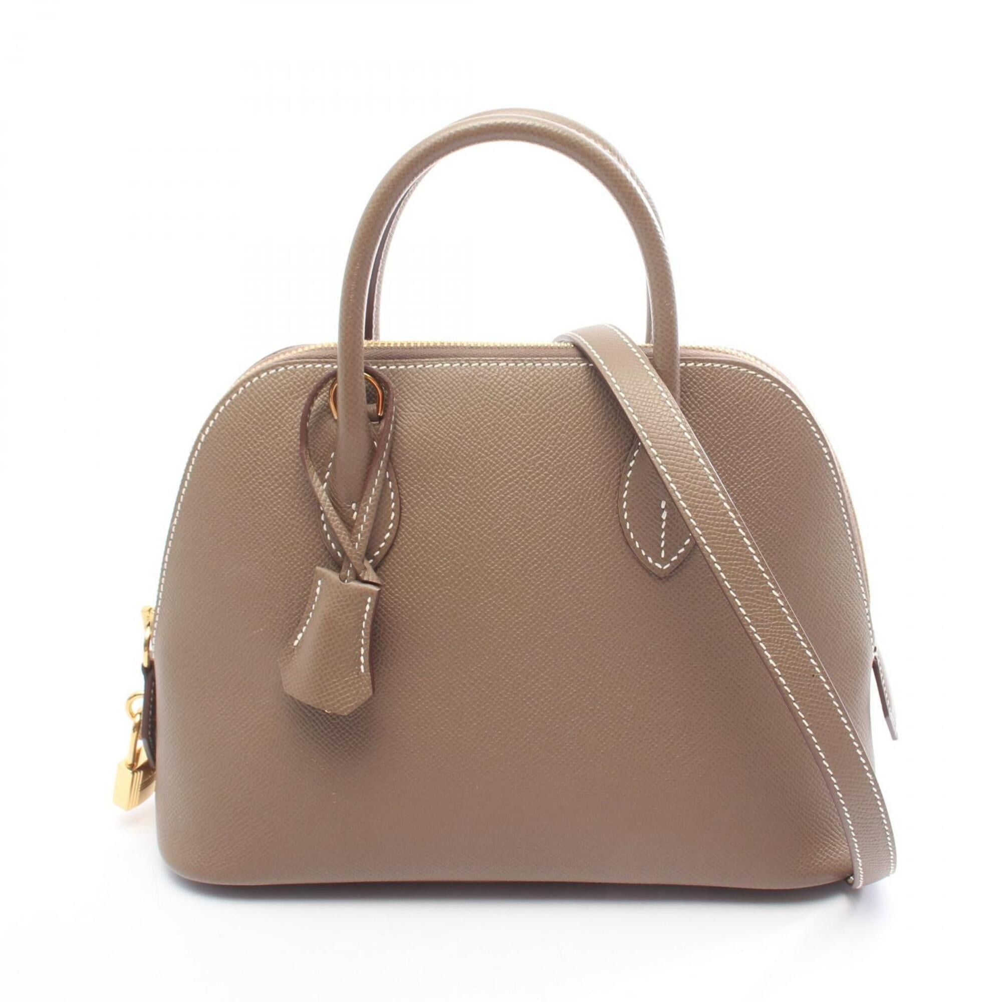 Hermes Hermes Bolide 1923 25 Etoupe 2-Way Handbag, Veau Epsom Leather, Women's, Gray Size ONE SIZE - 1 Thumbnail