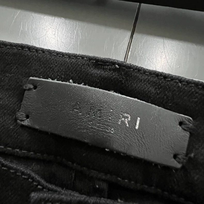 Amiri Amiri Black ripped slim fit jeans Size US 36 / EU 52 - 2 Thumbnail