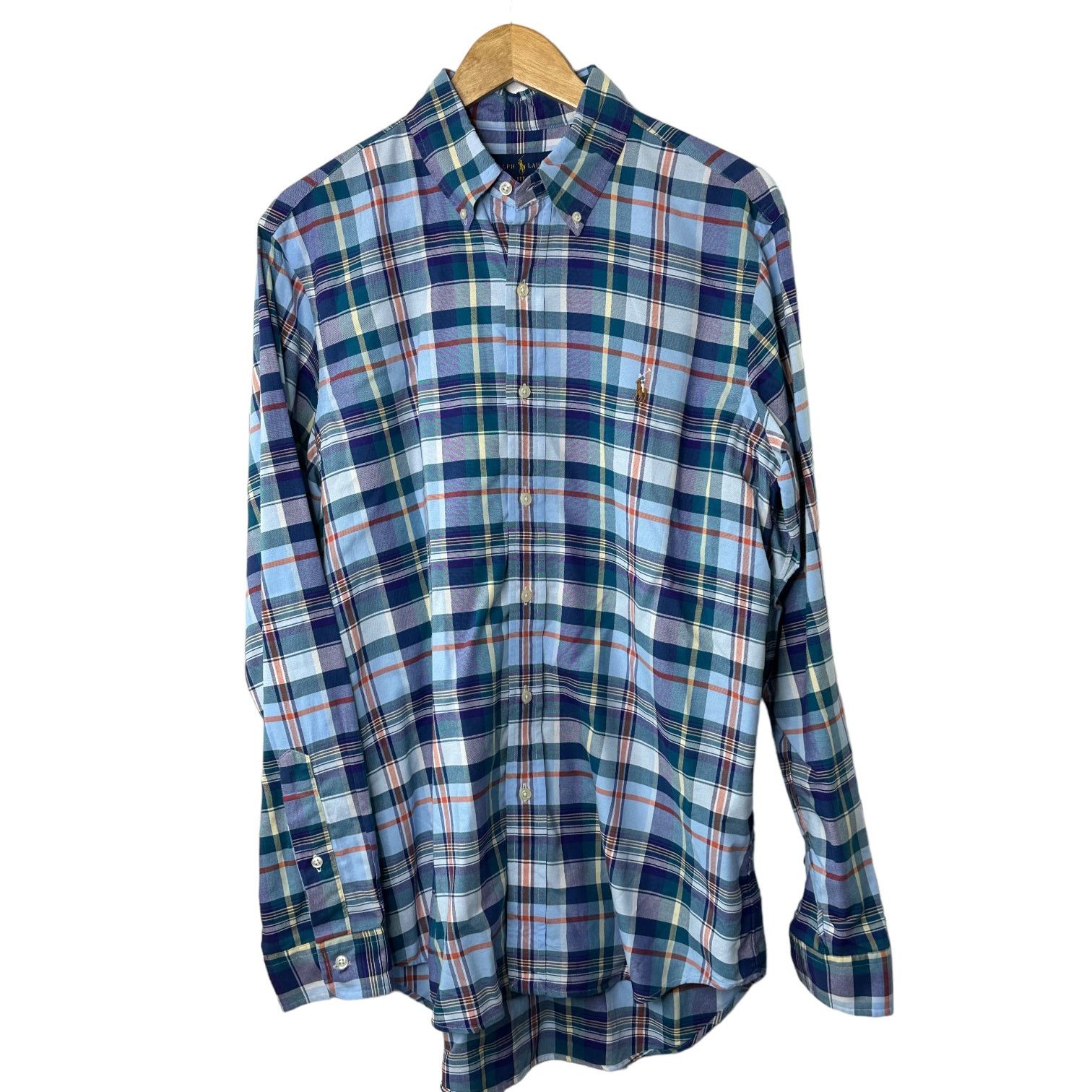Ralph Lauren Ralph Lauren Blue Plaid Classic Fit Button Up Shirt Size US M / EU 48-50 / 2 - 8 Thumbnail