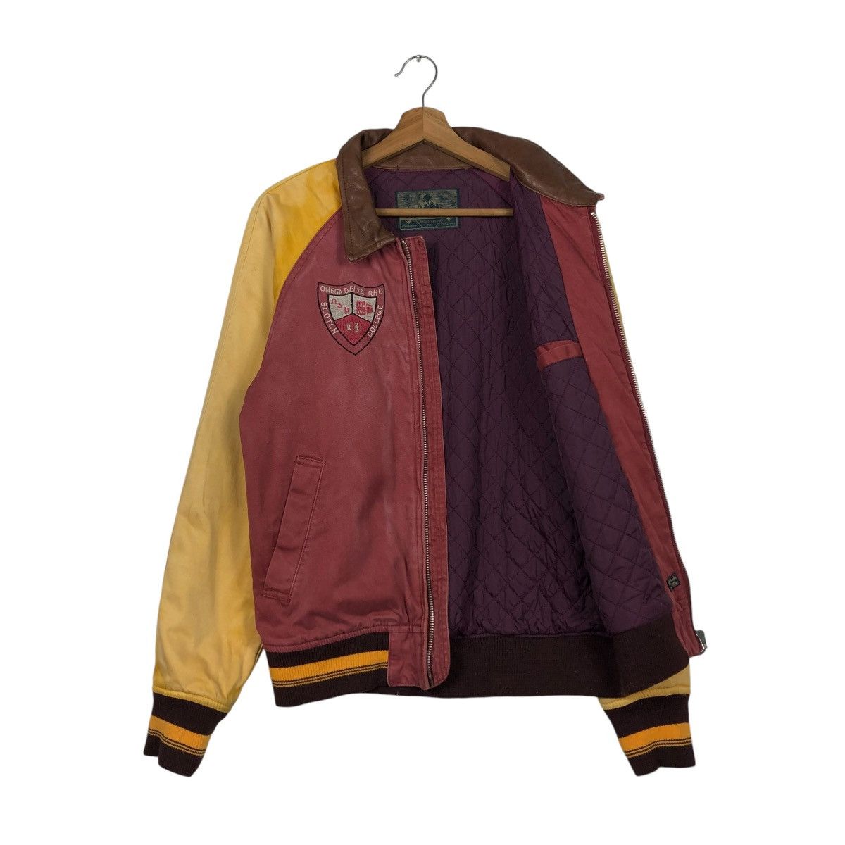 Pelle Pelle 🔥VINTAGE GENUINE LEATHER JACKET SCOTCH & SODA EMBROIDERY Size US S / EU 44-46 / 1 - 13 Thumbnail