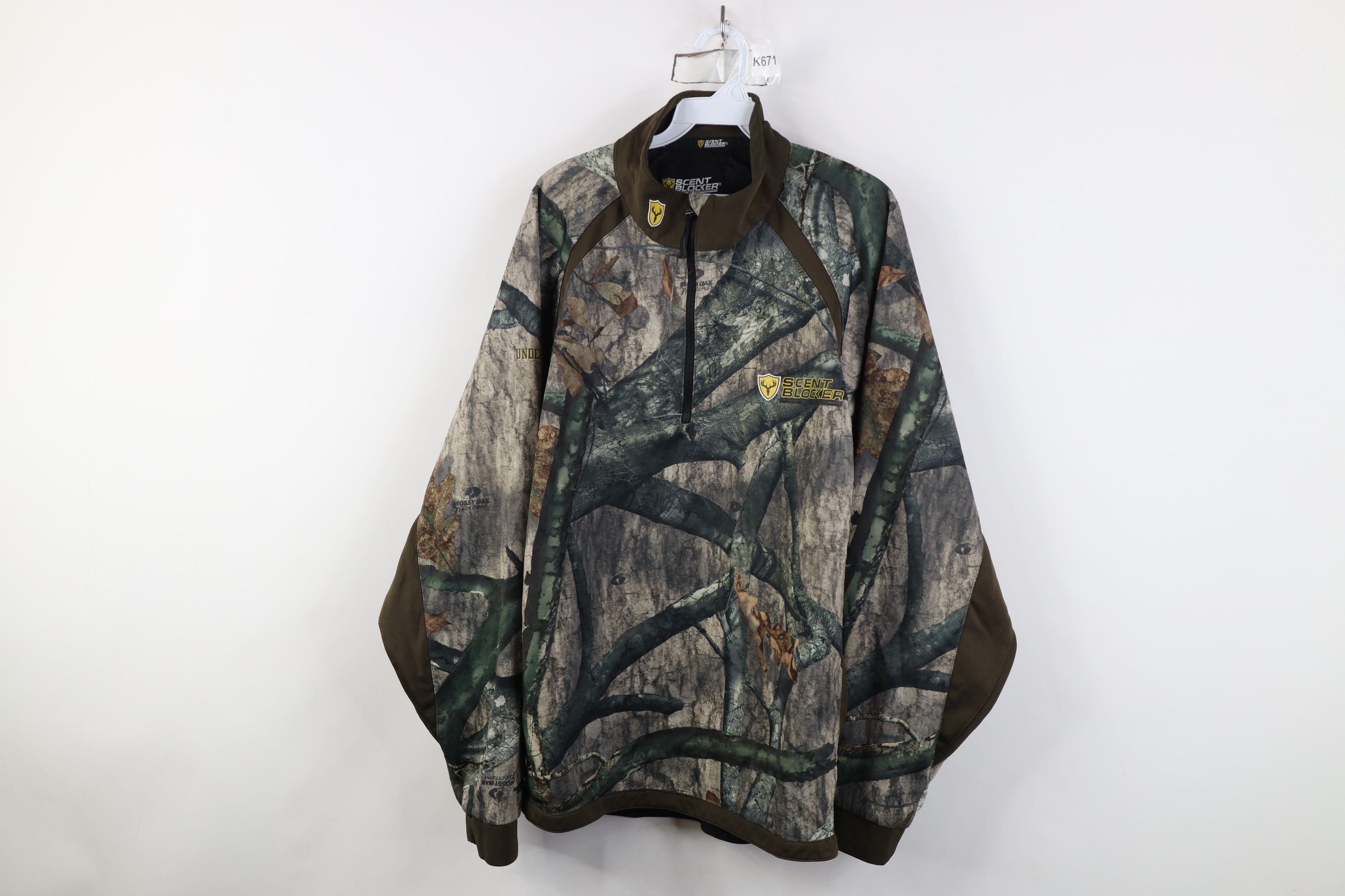 Vintage Vintage Scentblocker Mossy Oak Camouflage Pullover Jacket Size US XXL / EU 58 / 5 - 1 Thumbnail