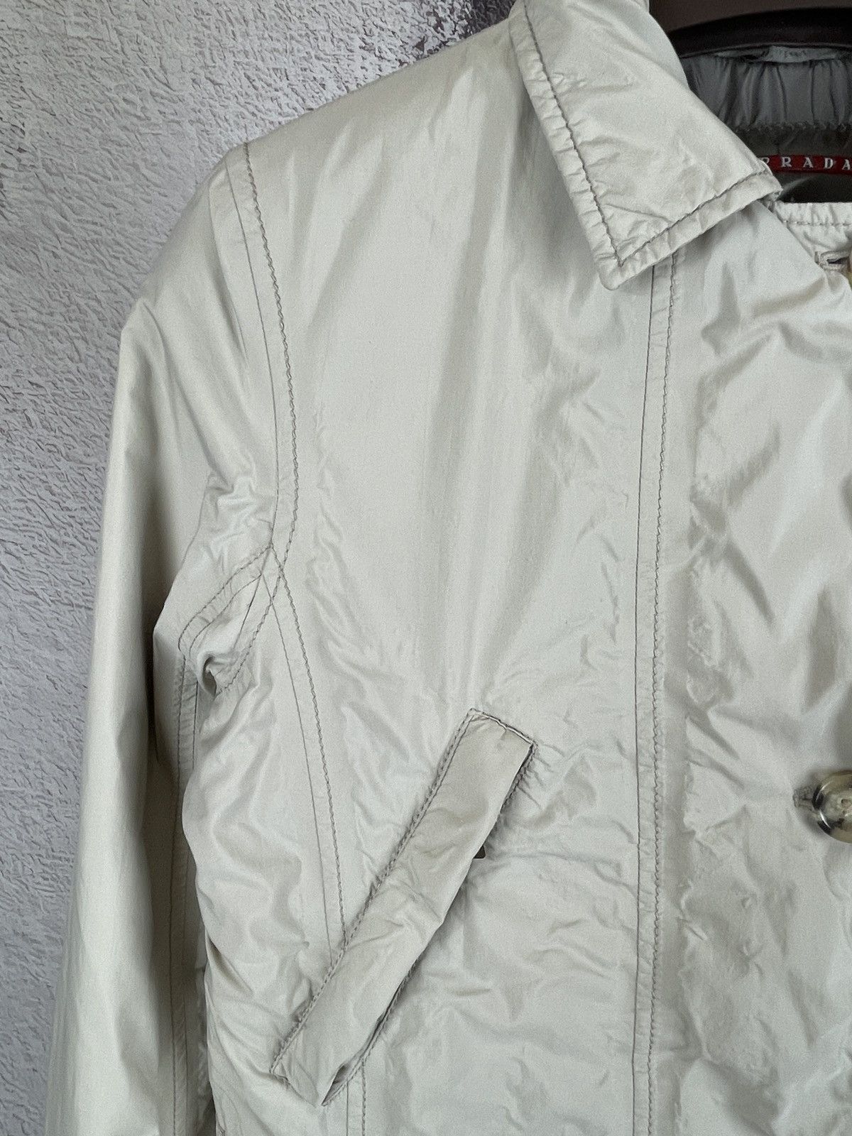 Prada × Vintage Prada red tab vintage nylon gore-tex coat jacket art. 280705 Size S / US 4 / IT 40 - 24 Thumbnail