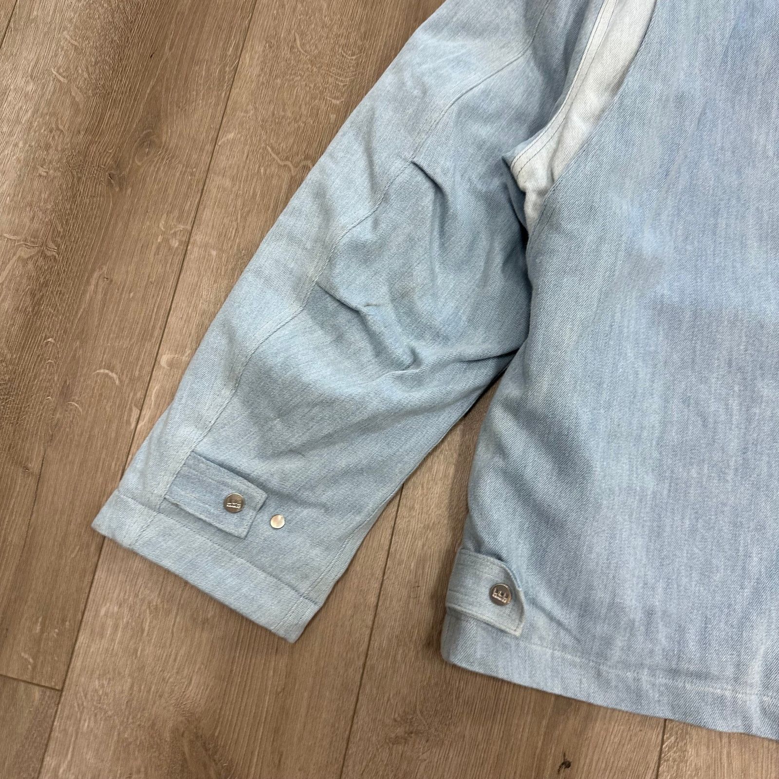 Nahmias NAHMIAS Blue Indigo Carpenter Jacket Coat Size Large L B13 Size US L / EU 52-54 / 3 - 9 Thumbnail