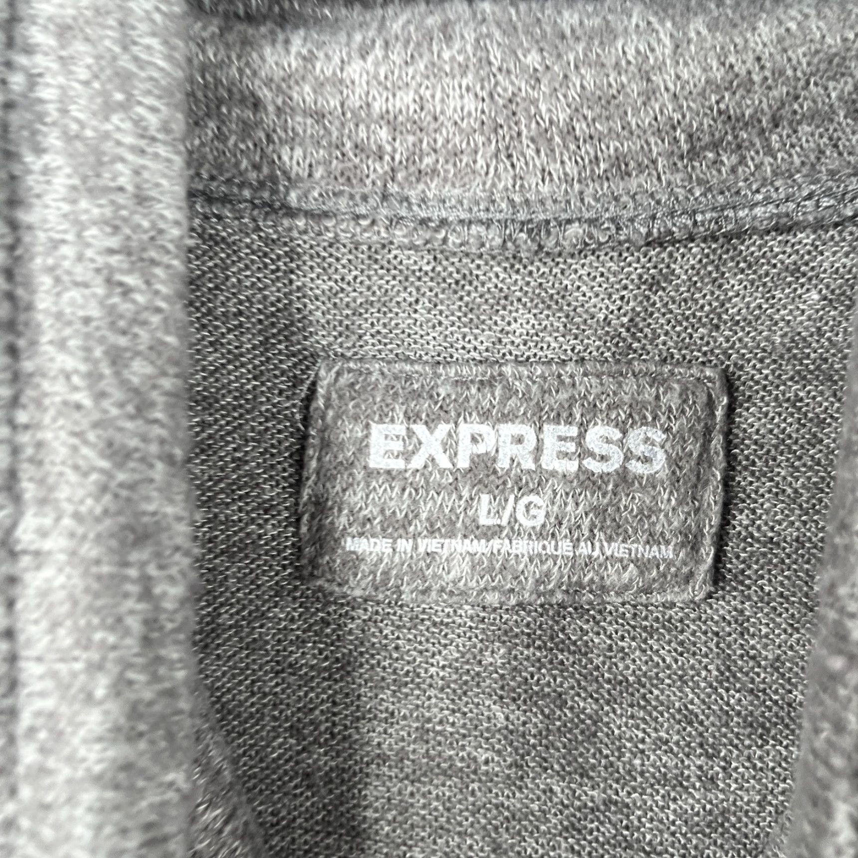 Express Express Sweatshirt Shirt Womens Large Gray Heather High Neck Pullover Long Sleeve Regular Winter Fall Spring Activewear Size L / US 10 / IT 46 - 5 Thumbnail