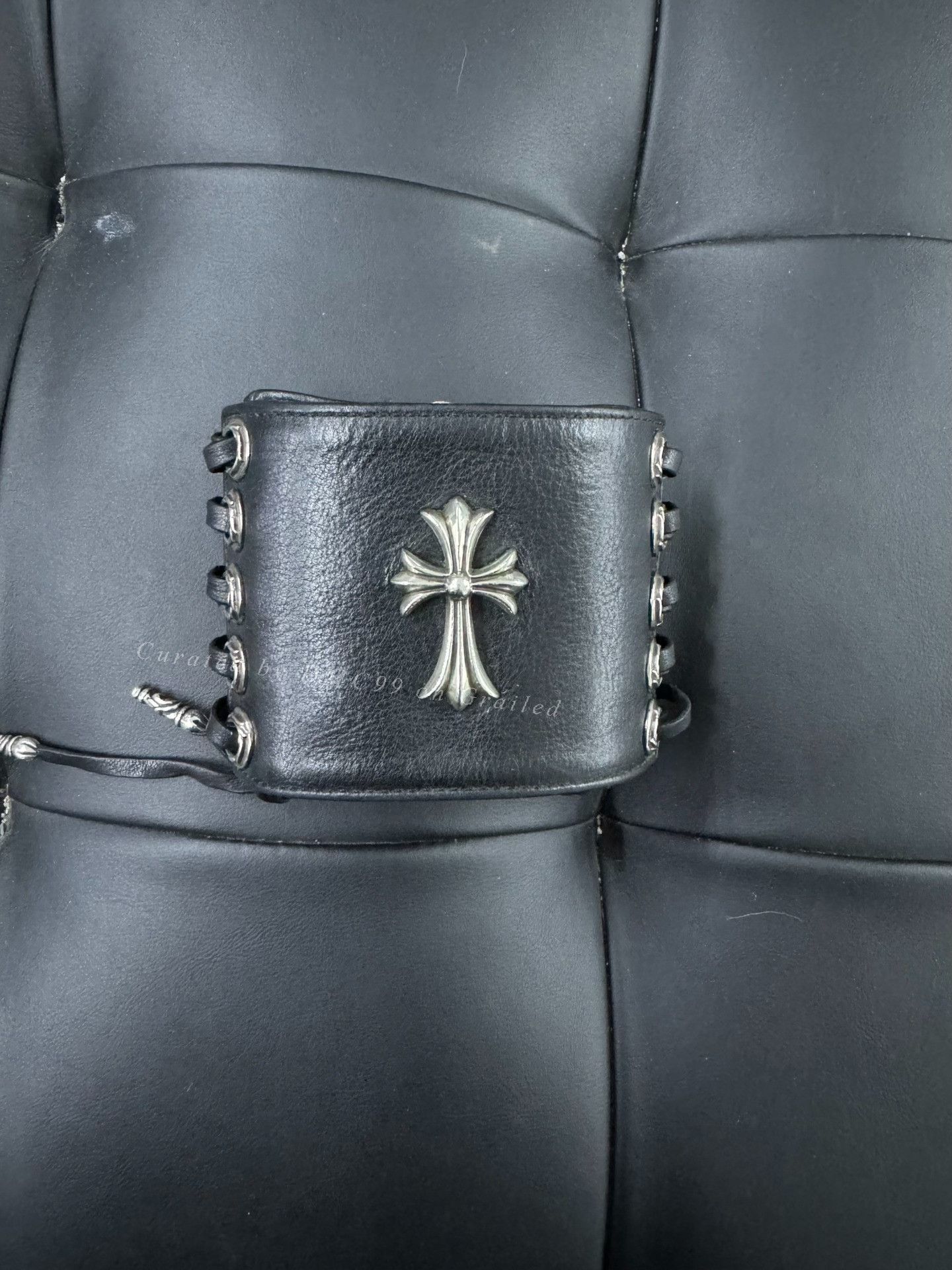 Chrome Hearts Chrome Hearts Strap Cross Wristband Size ONE SIZE - 1 Thumbnail