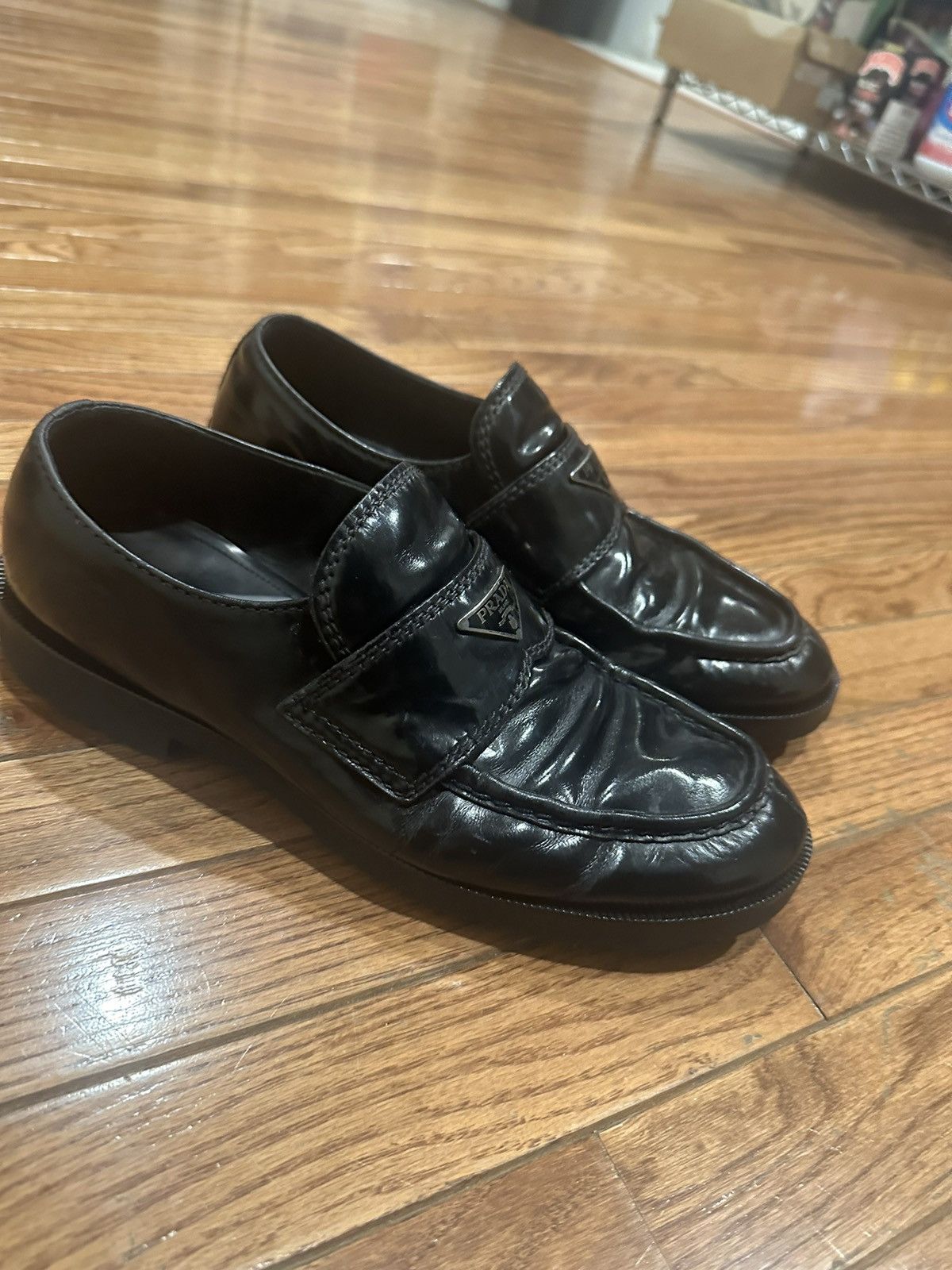 Prada Vintage Prada loafers size 9.5 Size US 9.5 / EU 42-43 - 3 Thumbnail