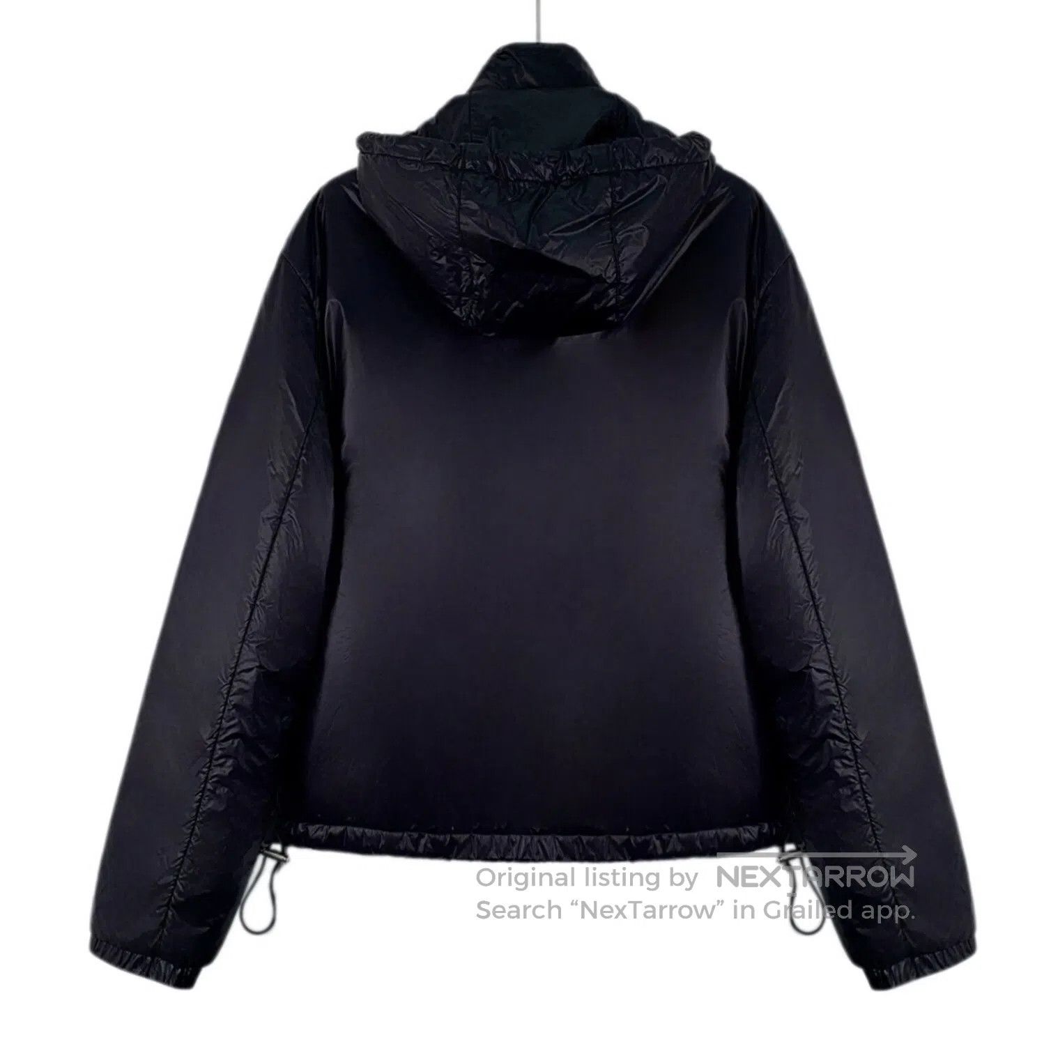 Loewe Loewe Black logo leather brand embossed hooded drawstring Size US S / EU 44-46 / 1 - 2 Thumbnail