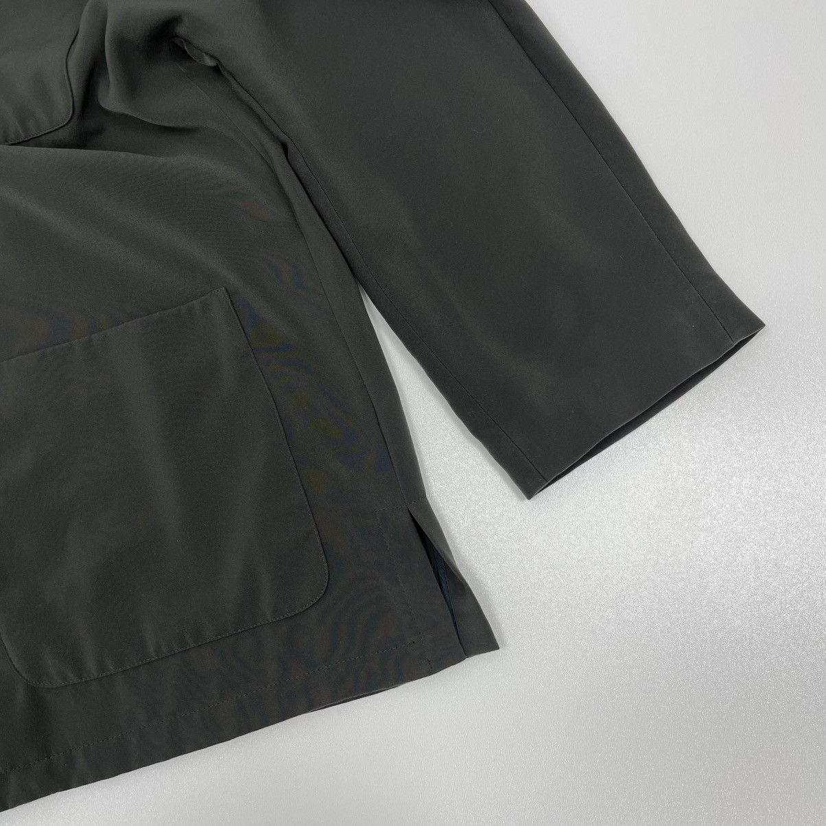 Giorgio Armani Giorgio Armani Pocket Vintage Polyester Jacket Green Rare Size US L / EU 52-54 / 3 - 6 Thumbnail