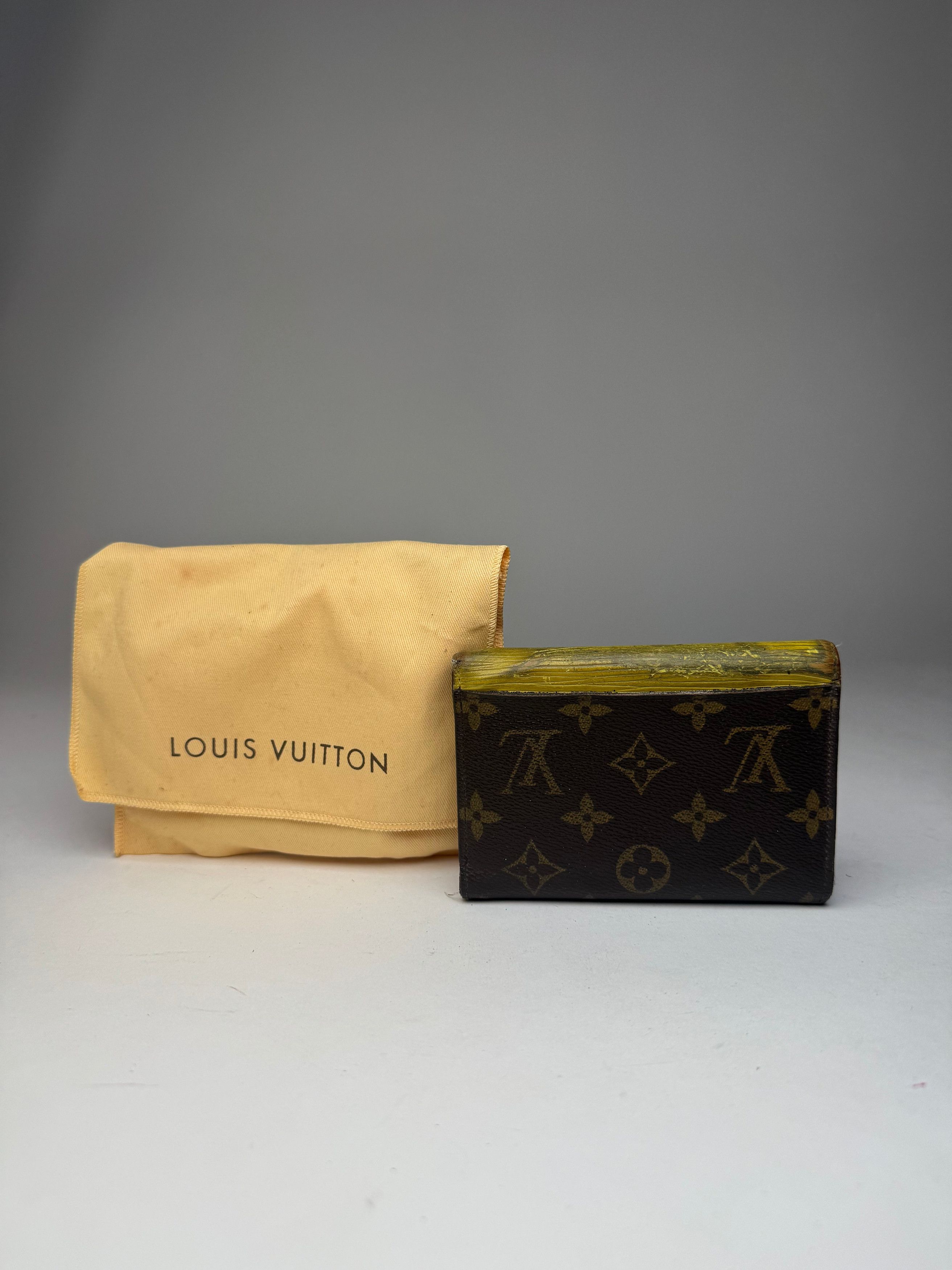 Louis Vuitton Vintage Monogram EPI Leather Wallet Yellow Brown Size ONE SIZE - 1 Thumbnail
