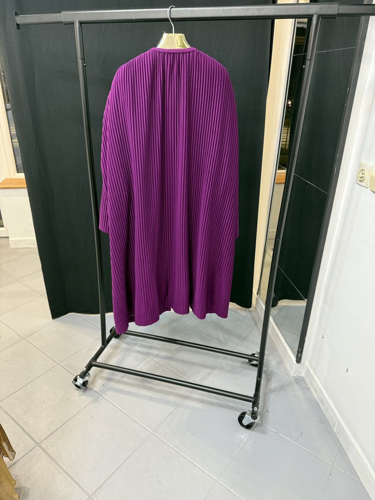 Versace Gianni Versace 1989 wool and Cashmere pleated cape Size ONE SIZE - 8 Thumbnail