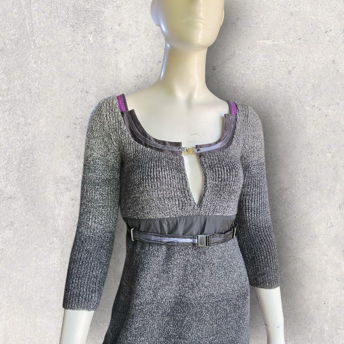 Undercover Undercover Wool Mini Dress Size S / US 4 / IT 40 - 2 Thumbnail