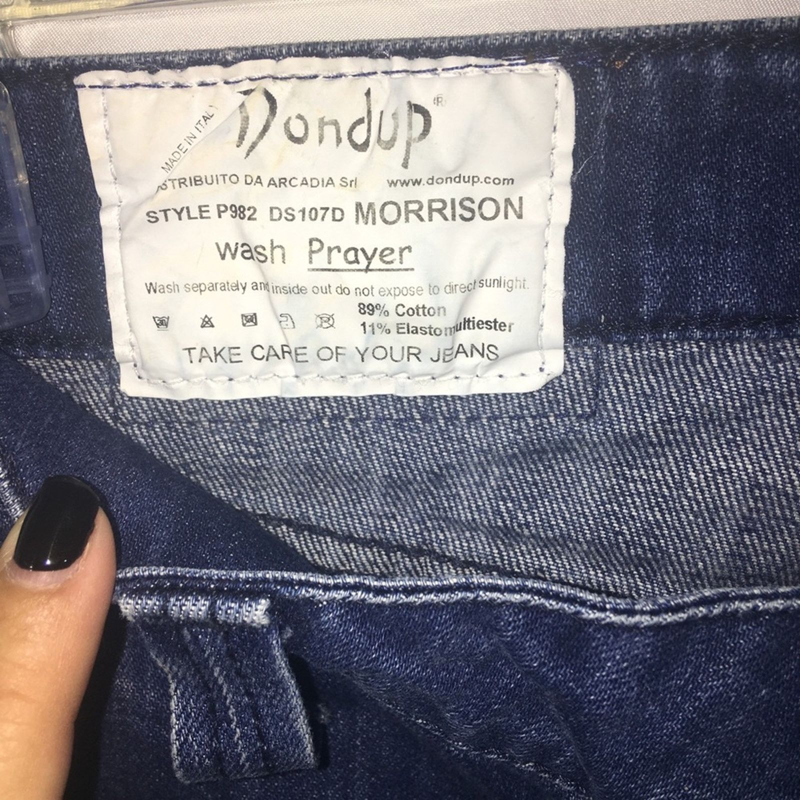 Dondup DONDUP Women's Morrison Bootcut Jeans Size 23 Size 23" - 4 Thumbnail