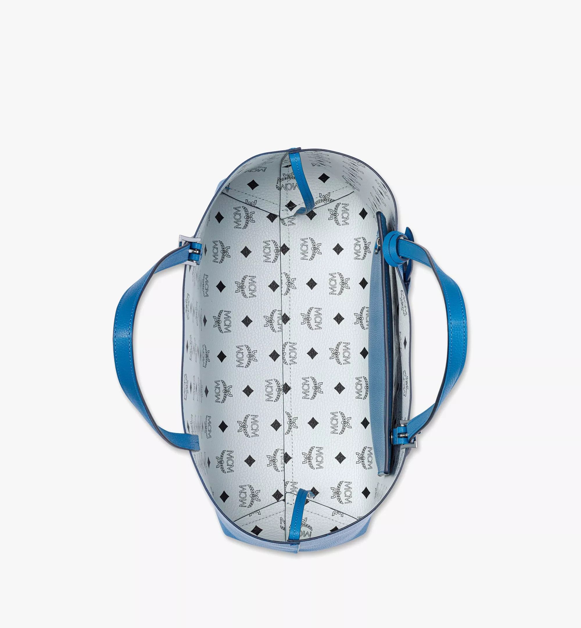MCM o1mt1gz1224 Size: OS / Shopper Medium Bag in Blue Size ONE SIZE - 4 Thumbnail