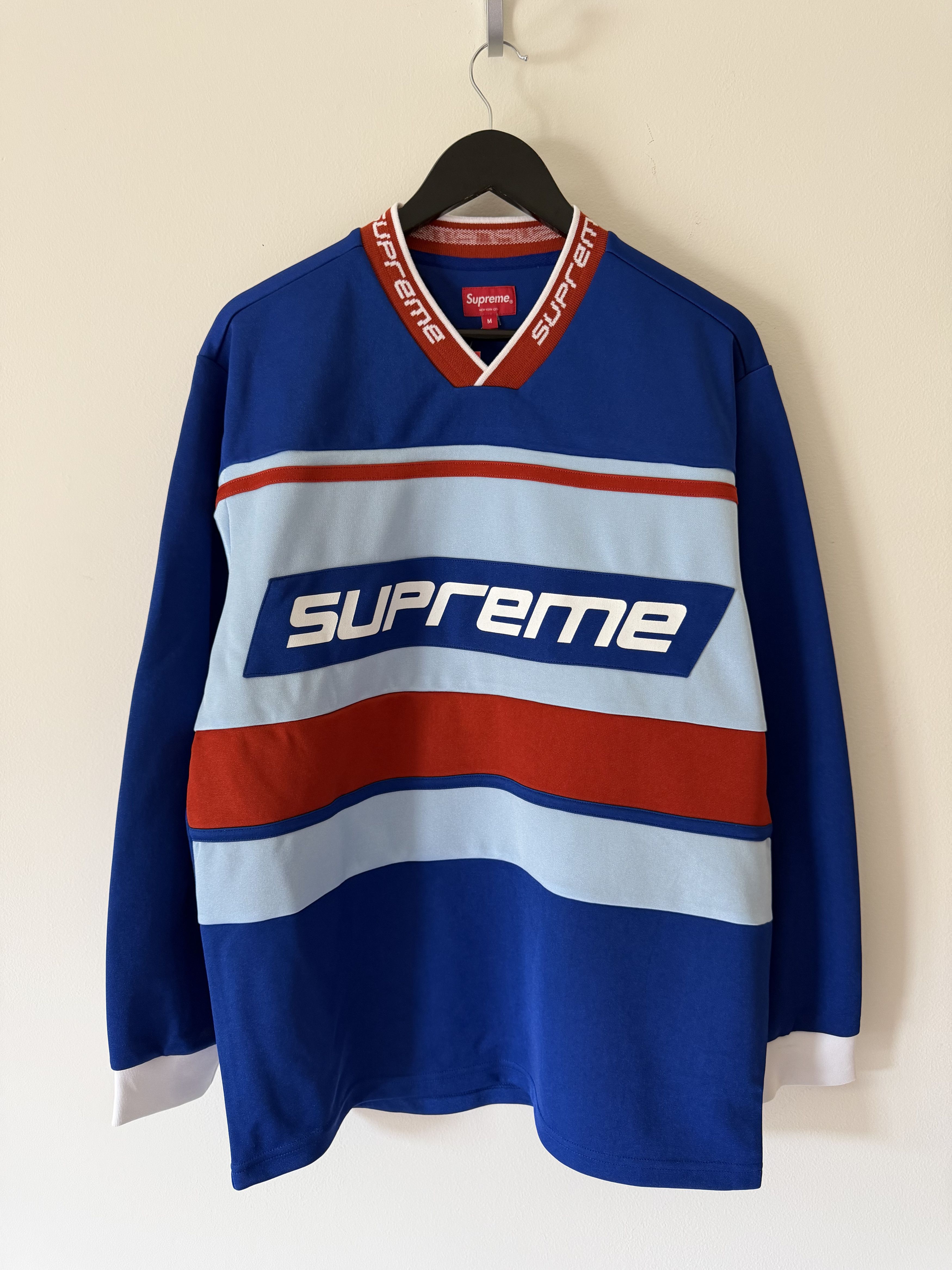 Supreme Supreme FW16 Black Long Sleeve Warm Up Baseball Jersey 