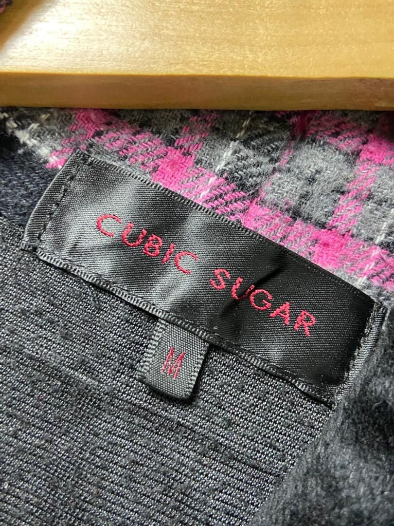 Japanese Brand Cubic Sugar Poem Velvet Zip Up Hoodie Jacket (188) Size US M / EU 48-50 / 2 - 3 Thumbnail