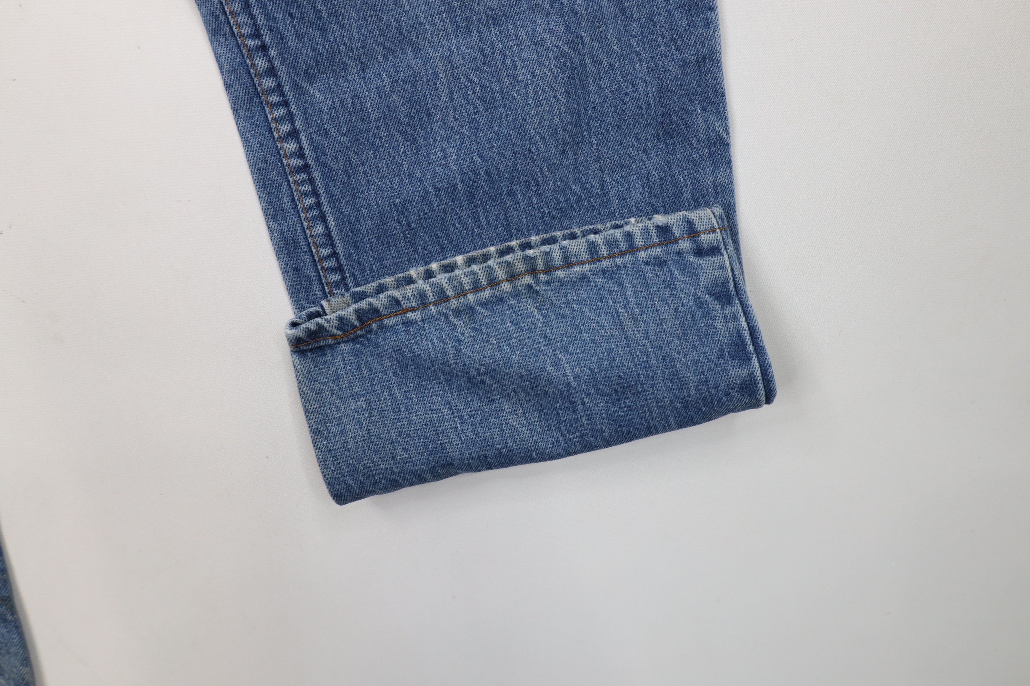 Vintage Vintage 70s Streetwear Straight Leg Denim Jeans Blue Cotton Size US 32 / EU 48 - 5 Thumbnail