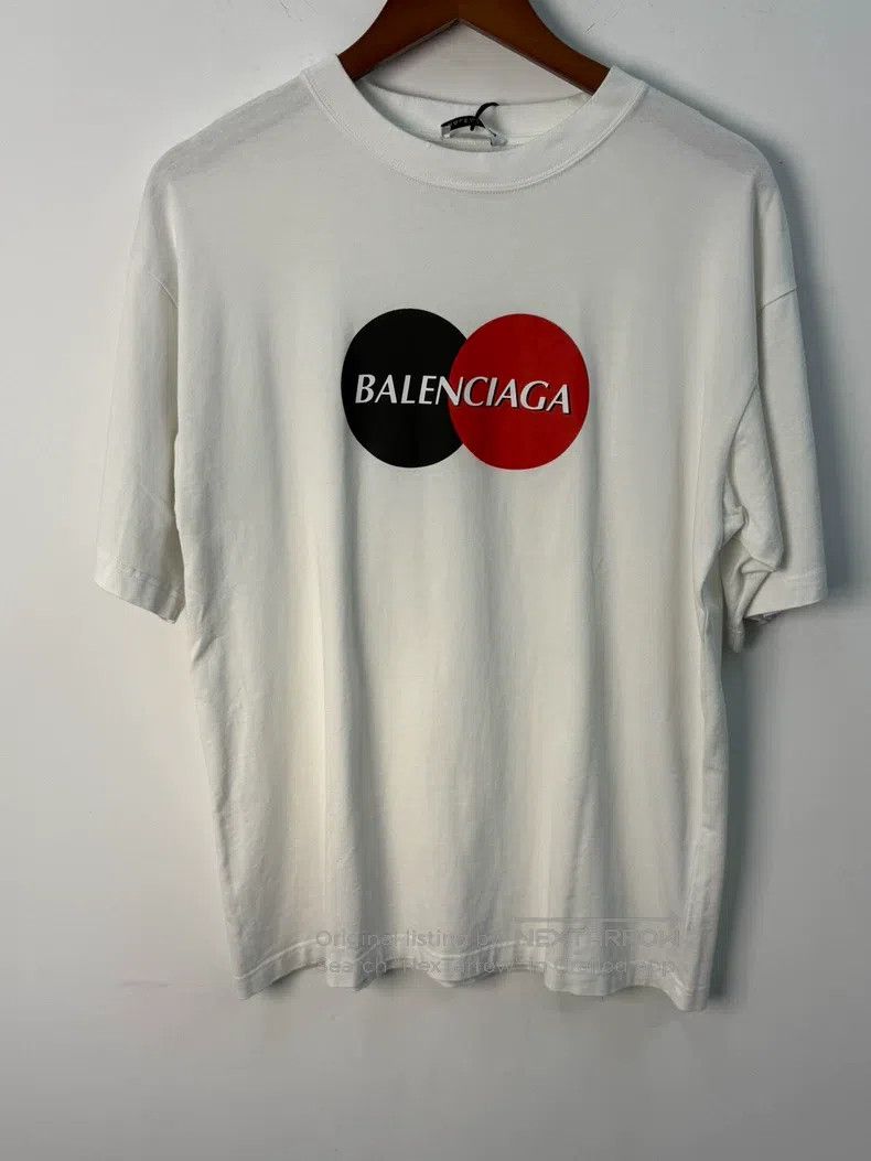 Balenciaga Balenciaga Mastercard lettering print short-sleeved T-shir Size US XS / EU 42 / 0 - 1 Thumbnail
