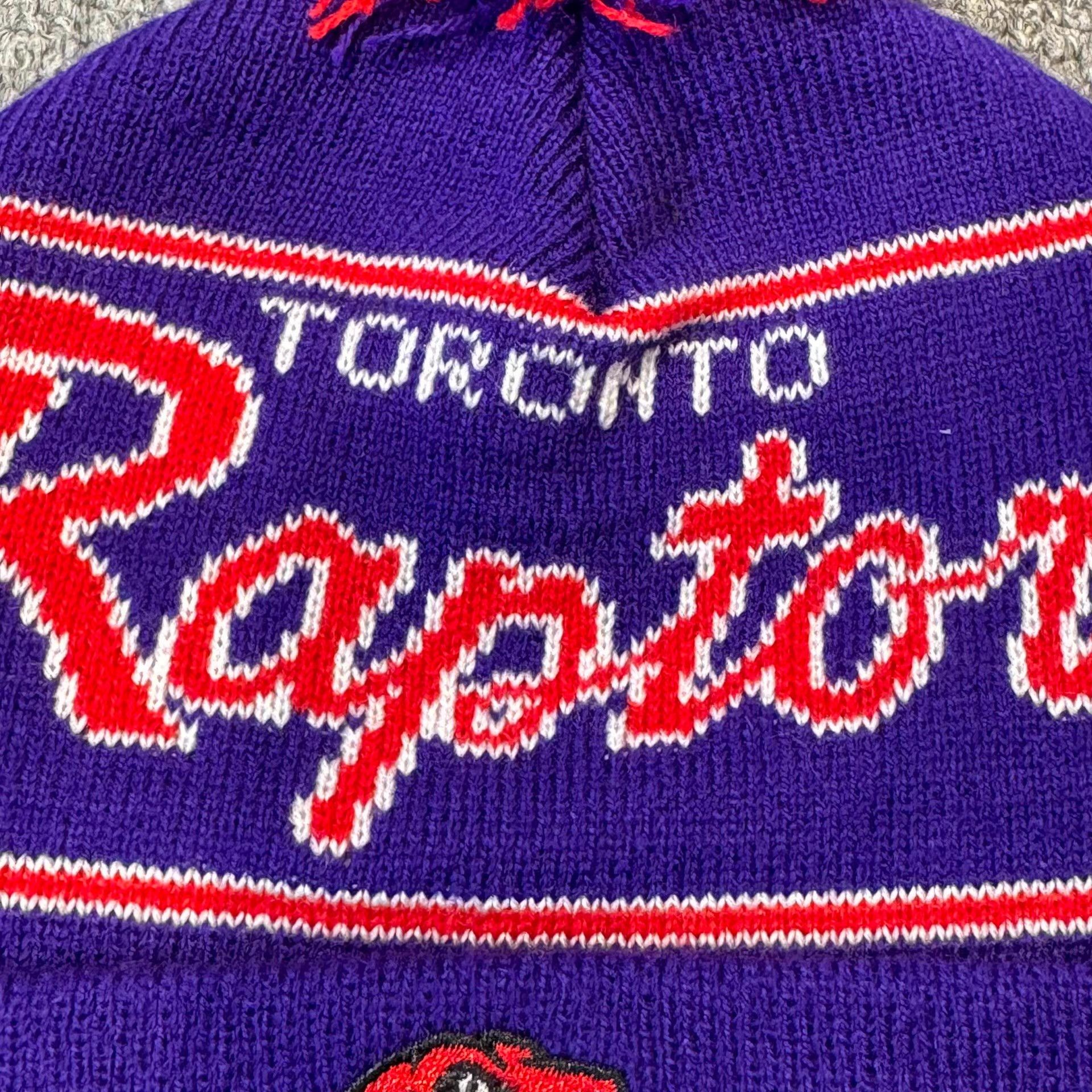 Mitchell & Ness Mitchell & Ness Toronto Raptors NBA Beanie Q5 Size ONE SIZE - 3 Thumbnail