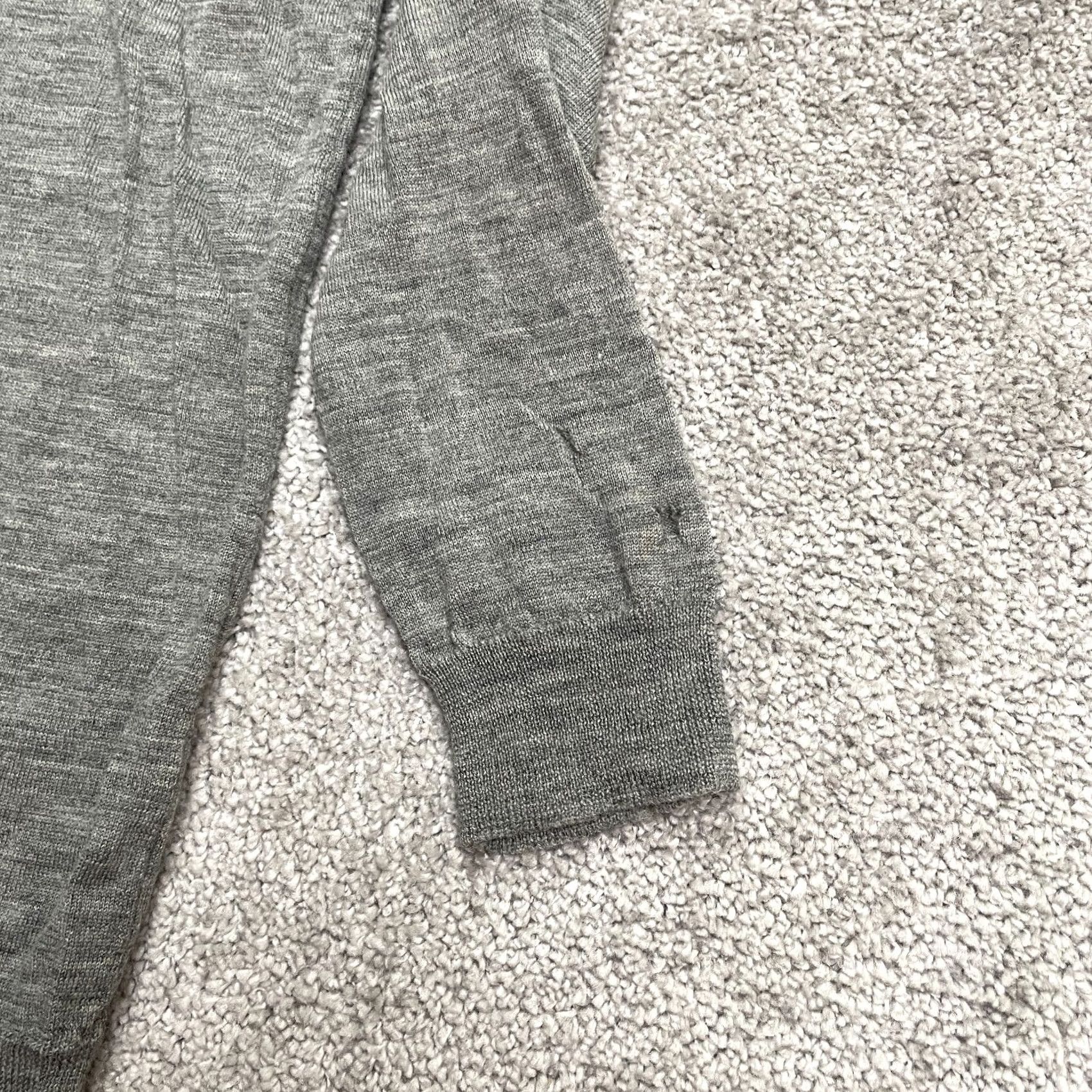 J.Crew J.Crew Wool Blend Pullover Sweater Womens Small Gray Crew Neck Knitted Casual Size S / US 4 / IT 40 - 5 Thumbnail