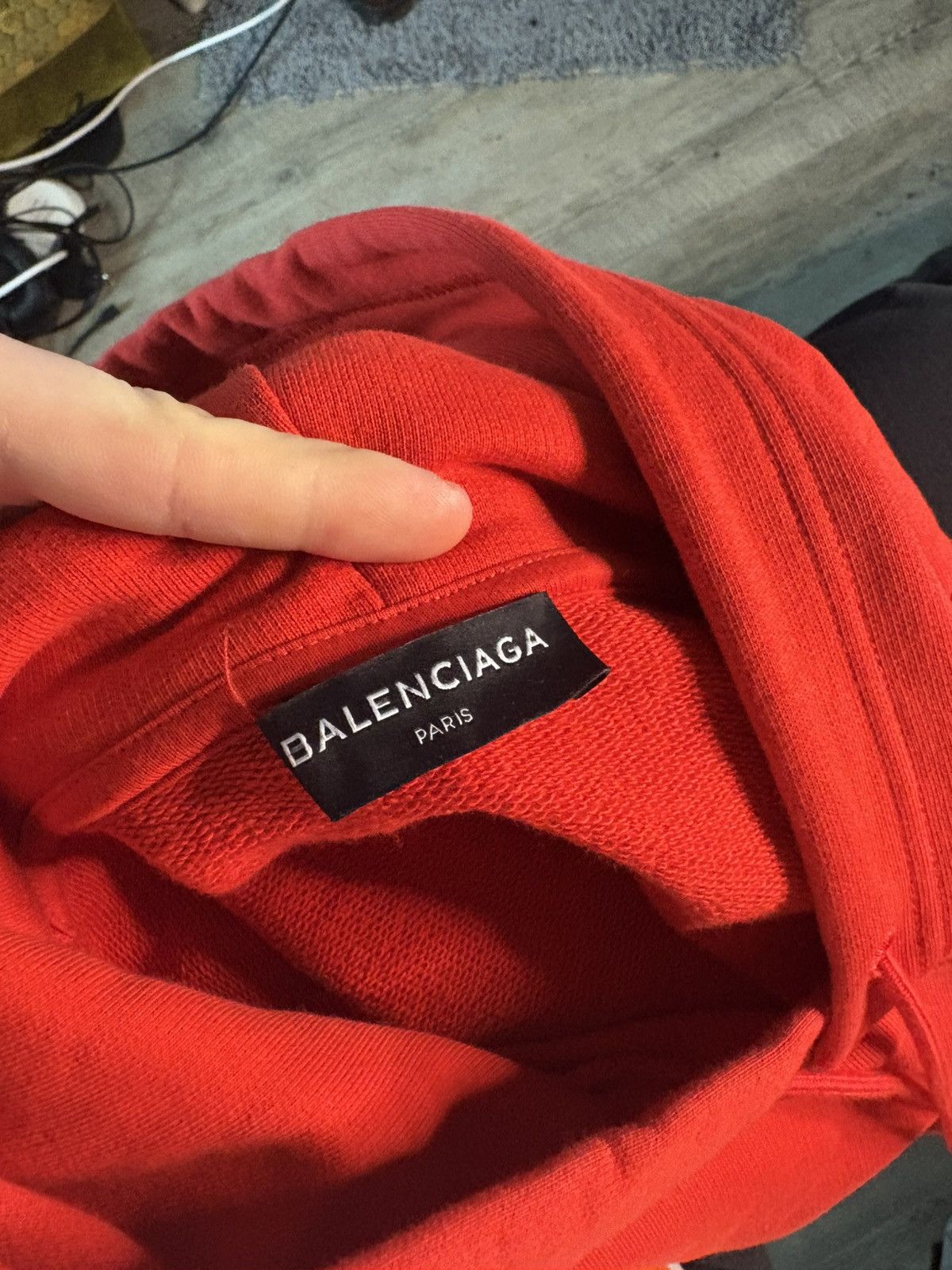 Balenciaga Balenciaga Campaign Logo Hoodie Red Size US XS / EU 42 / 0 - 5 Thumbnail