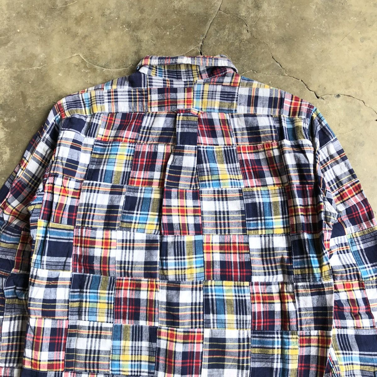 Sugar Cane 2000s Onboard Patchwork Madrass Shirt Japanese Kapital Style Size US S / EU 44-46 / 1 - 8 Thumbnail