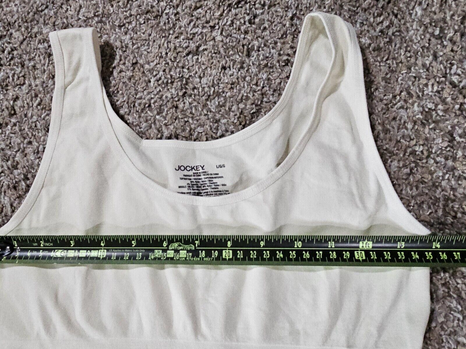 Jockey Jockey Womens Sleeveless Slim Compression Tank Top L Nylon Size L / US 10 / IT 46 - 4 Thumbnail