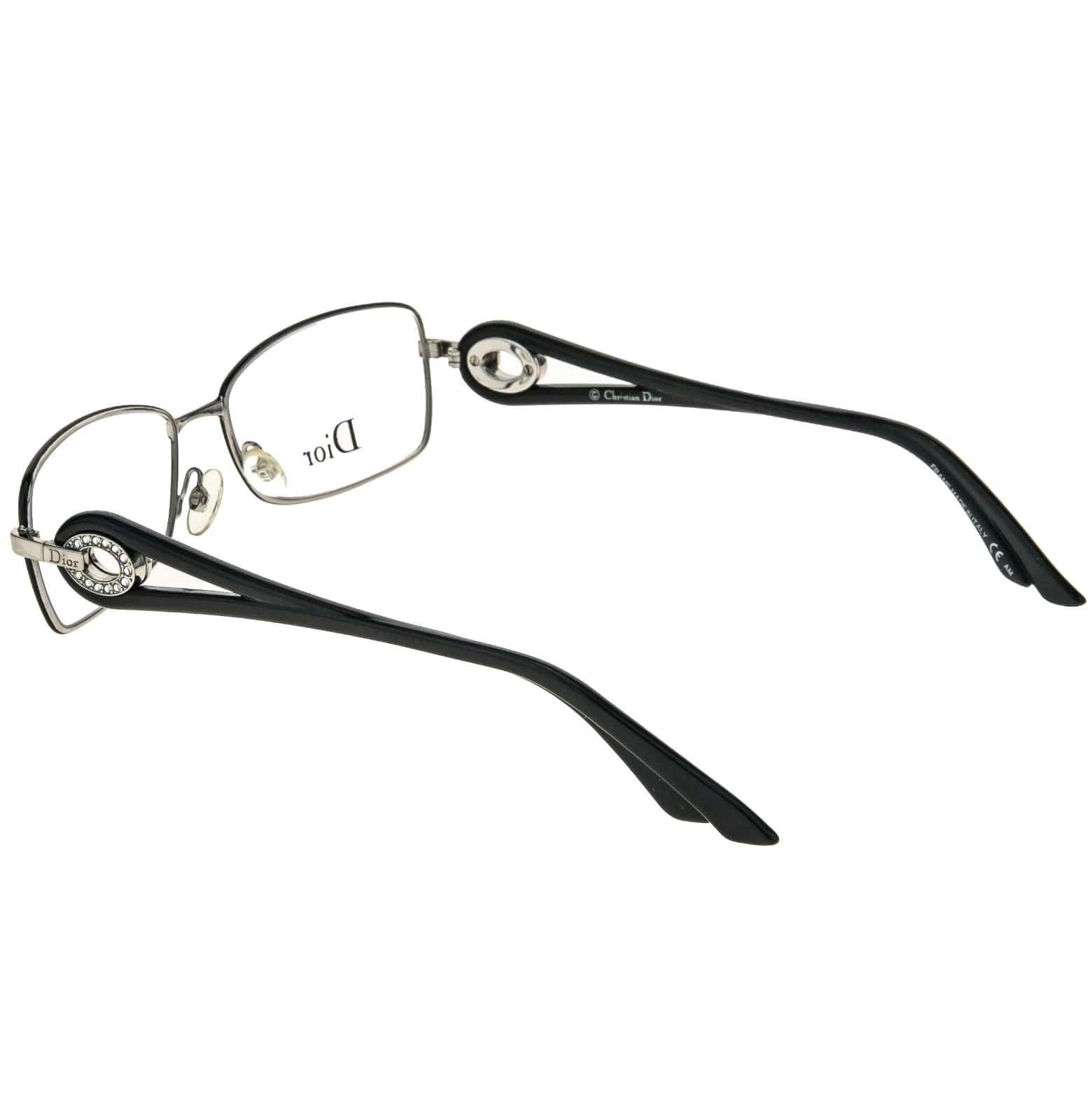 Christian Dior Monsieur CHRISTIAN DIOR CD3754 3754 VOLUTE CRYSTAL Silver Black Size ONE SIZE - 8 Thumbnail
