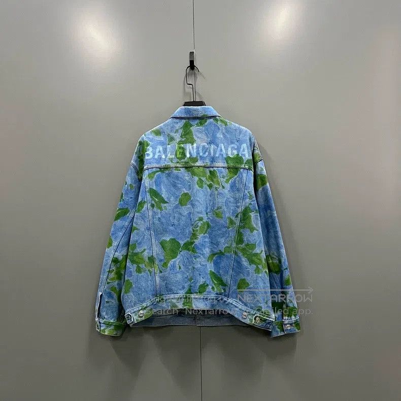 Balenciaga Balenciaga Moss printed denim jacket Size XS / US 0-2 / IT 36-38 - 2 Thumbnail