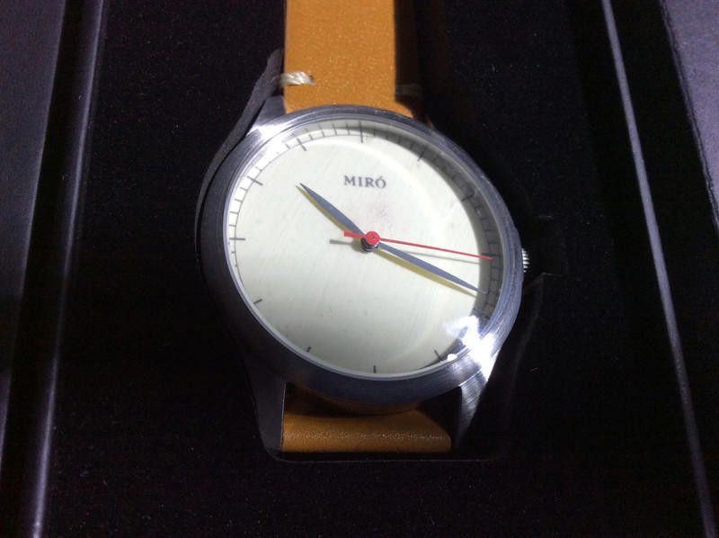 Designer Miro Gold/Blue/Chocolate Men's Watch Size ONE SIZE - 10 Thumbnail