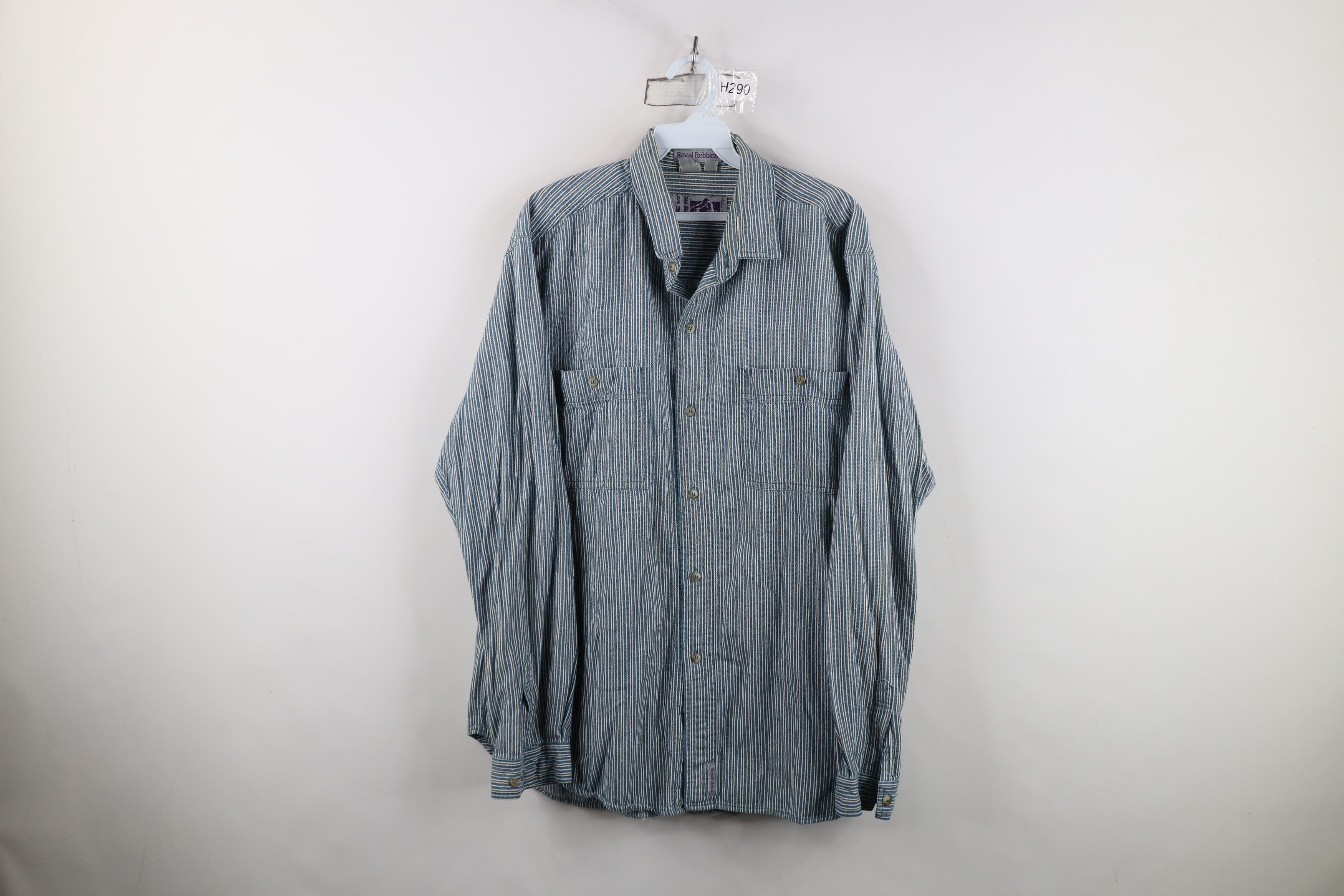 Royal Robbins Vintage 90s Royal Robbins Flannel Collared Button Shirt Size US XL / EU 56 / 4 - 1 Thumbnail