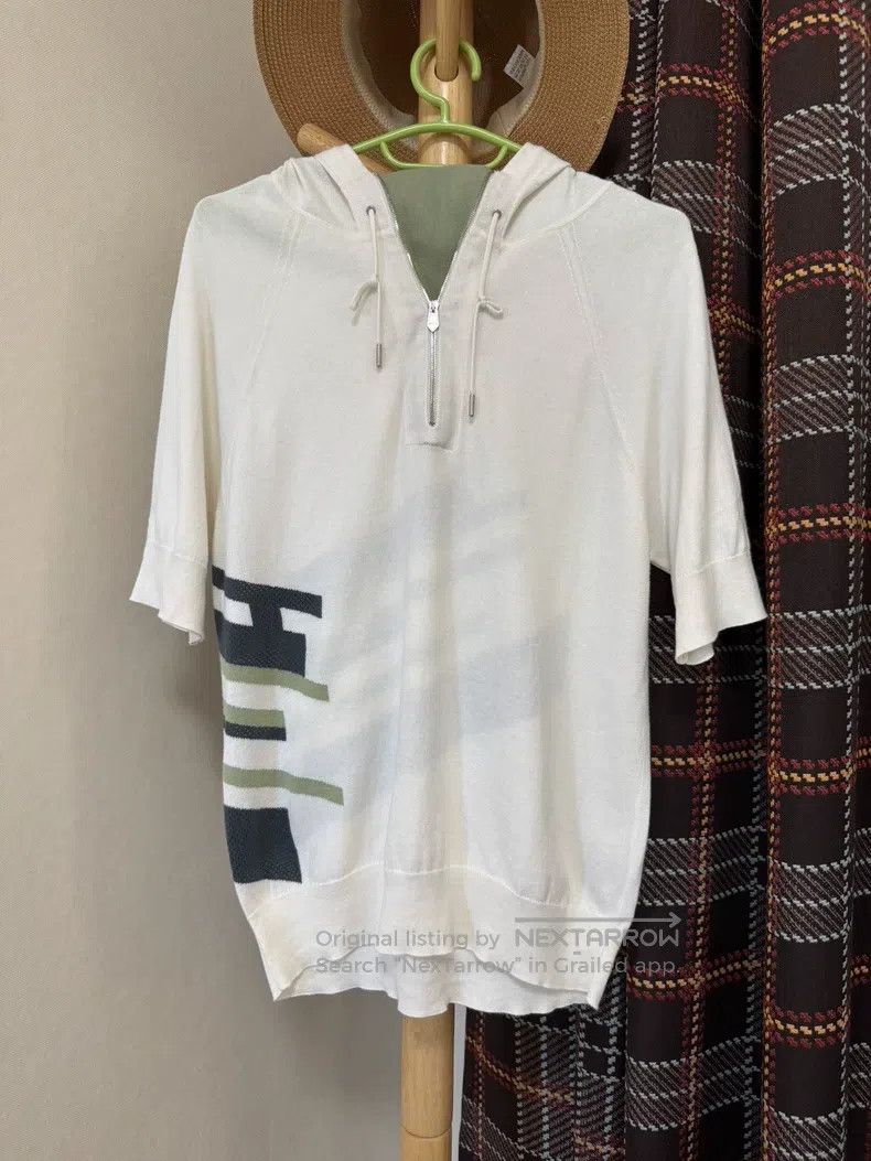 Hermes Hermes Cashmere short-sleeve, 9% Cashmere+1% Wool+90% Cott Size US S / EU 44-46 / 1 - 1 Thumbnail