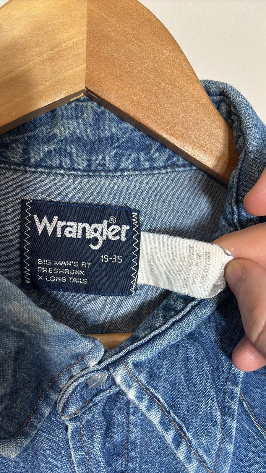 Vintage × Wrangler Vintage Wrangler Pearl Snap Western Shirt Size US XXL / EU 58 / 5 - 3 Thumbnail