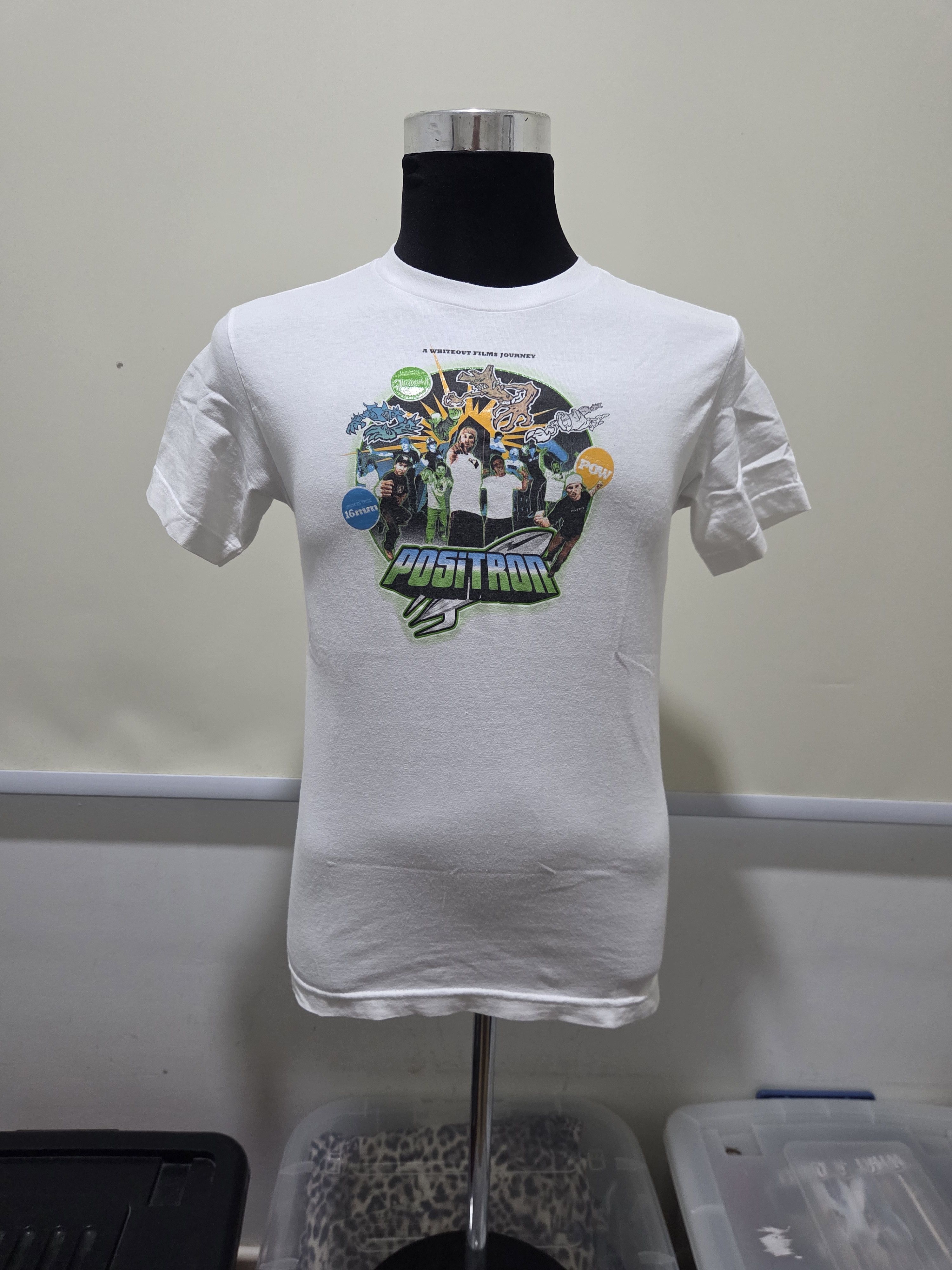 Vintage Vintage POSITRON Whiteout Films Movie OG Board Promo T Shirt Size US S / EU 44-46 / 1 - 6 Thumbnail