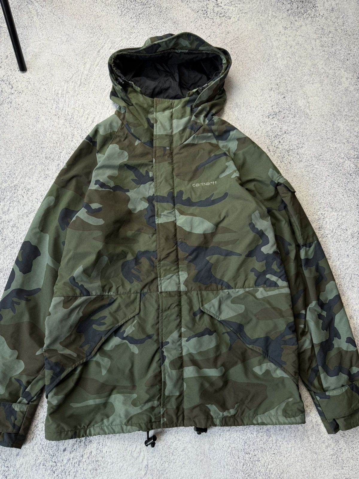 Carhartt Vintage: Carhartt Wax Camo Jacket Y2K Size US S / EU 44-46 / 1 - 10 Thumbnail