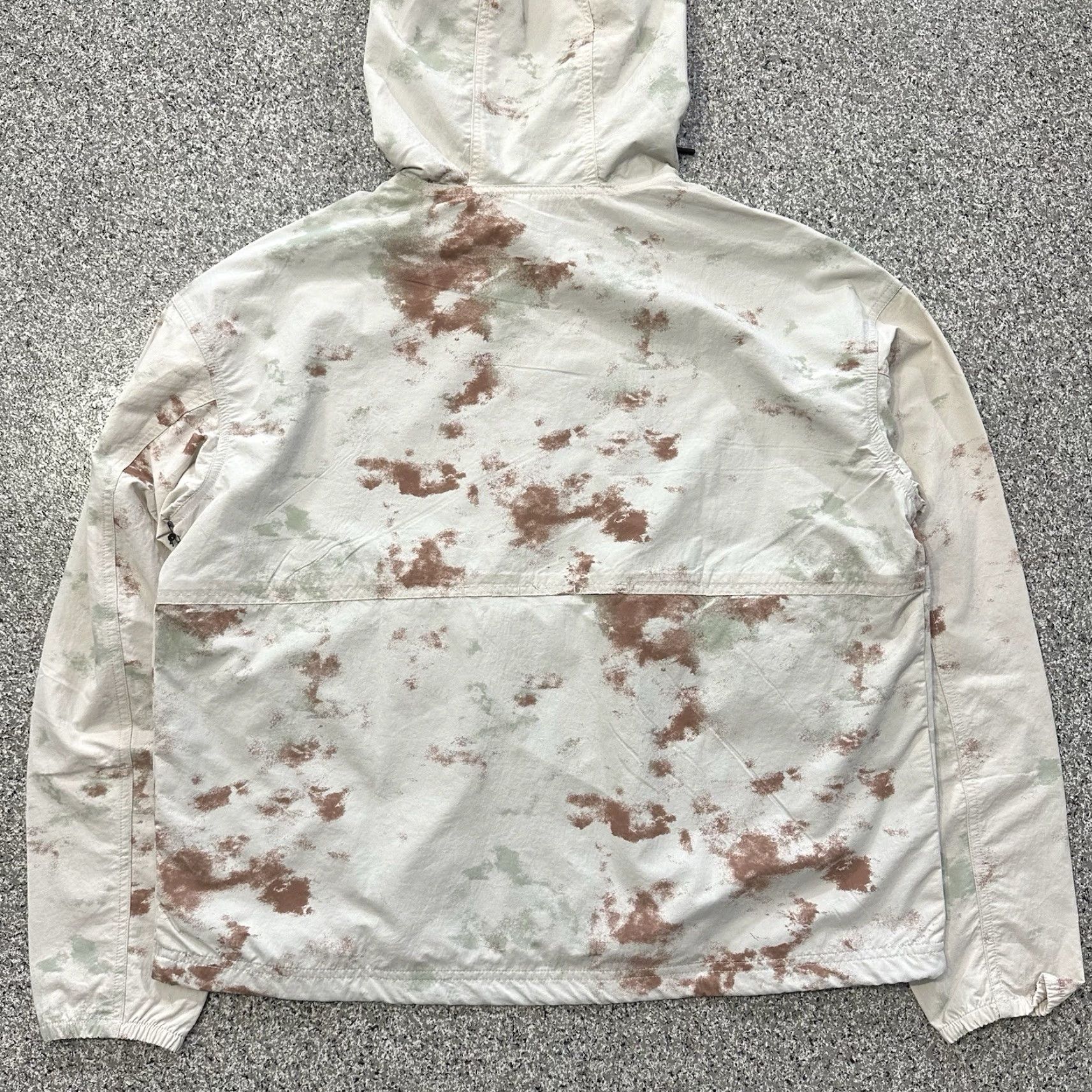 Mountain Hardwear Mountain Hardwear Stryder Jacket Womens L Full Zip Hooded Beige Camo UPF 50 Athletic Athleisure Size L / US 10 / IT 46 - 7 Thumbnail