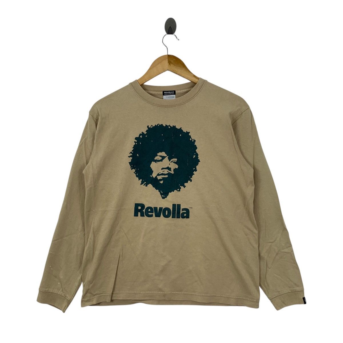 Vintage REVOLLA JIMI HENDRIX War Is Over Long Sleeve Shirt Size US M / EU 48-50 / 2 - 1 Thumbnail